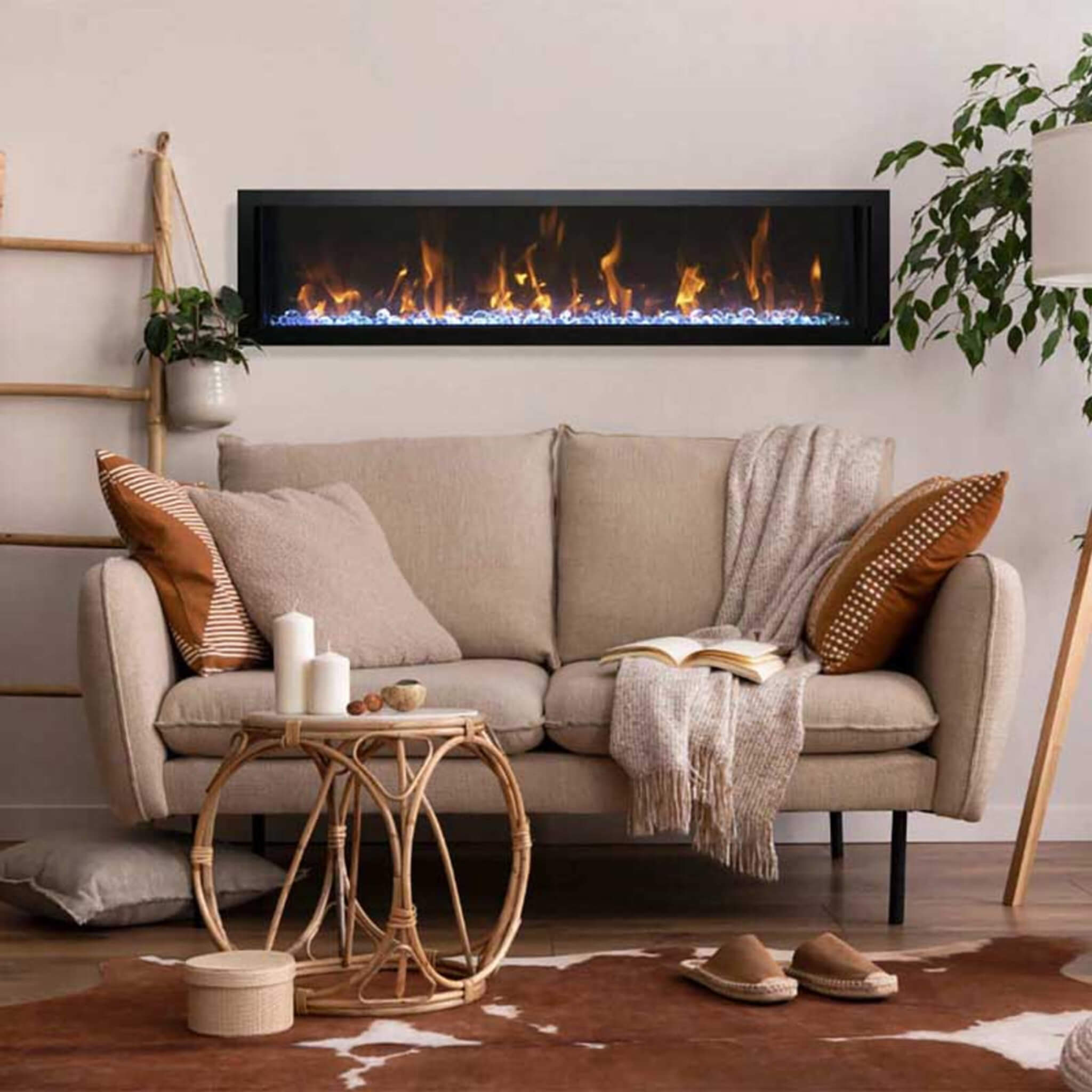 Amantii Panorama BI Slim Smart Electric Fireplace [BI-50/60/72-SLIM-OD] (SAK46329)