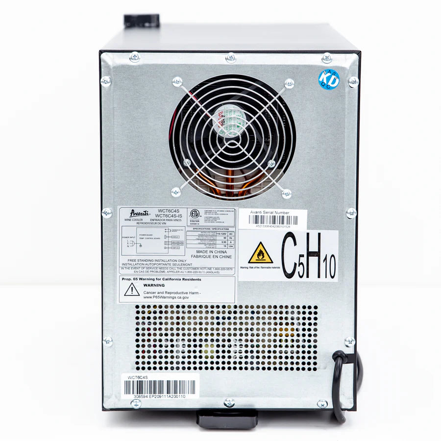 Avanti 6 Bottle Wine Cooler