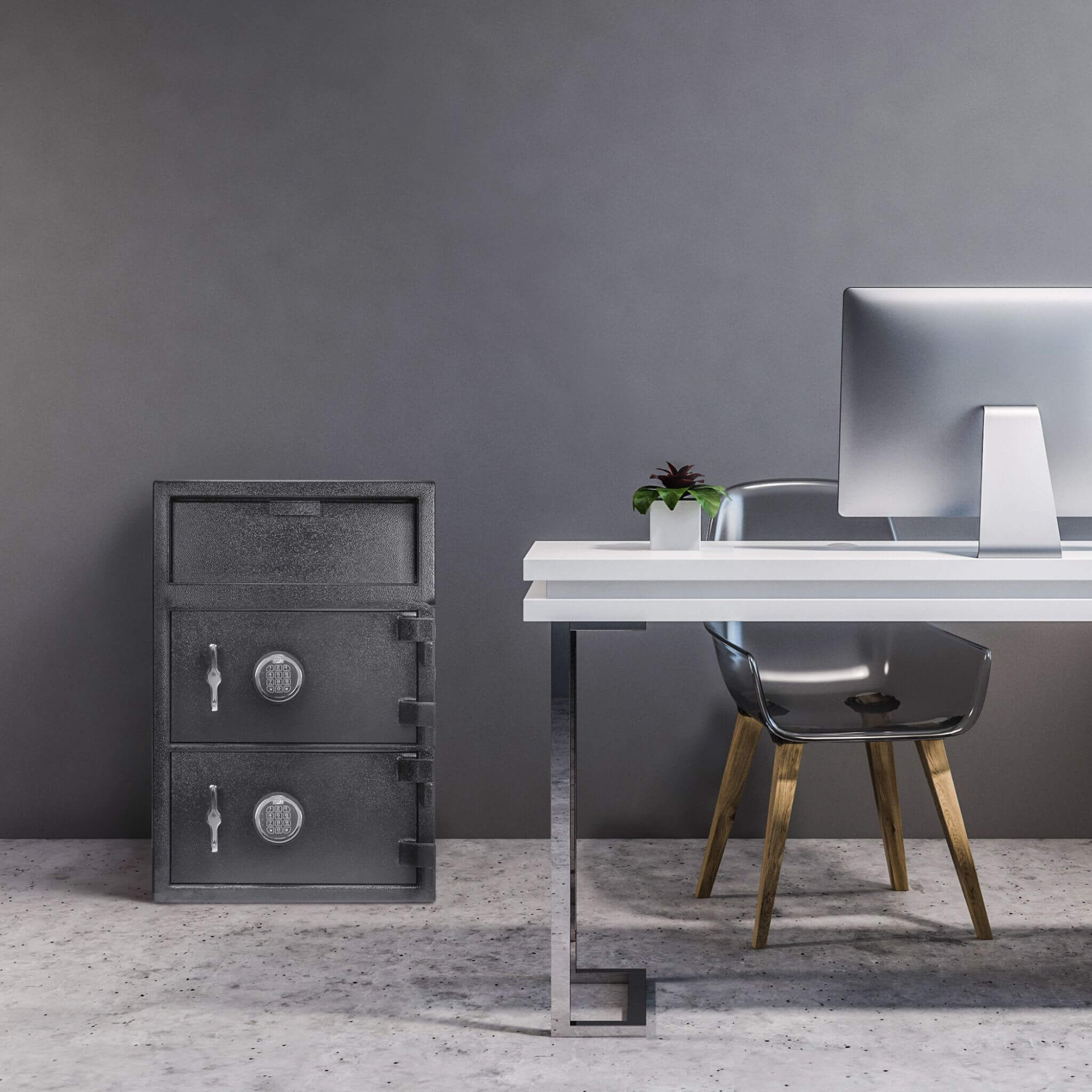 Barska 1.60 CF Digital Depository Dual Compartment Security Safe (SAK76021)