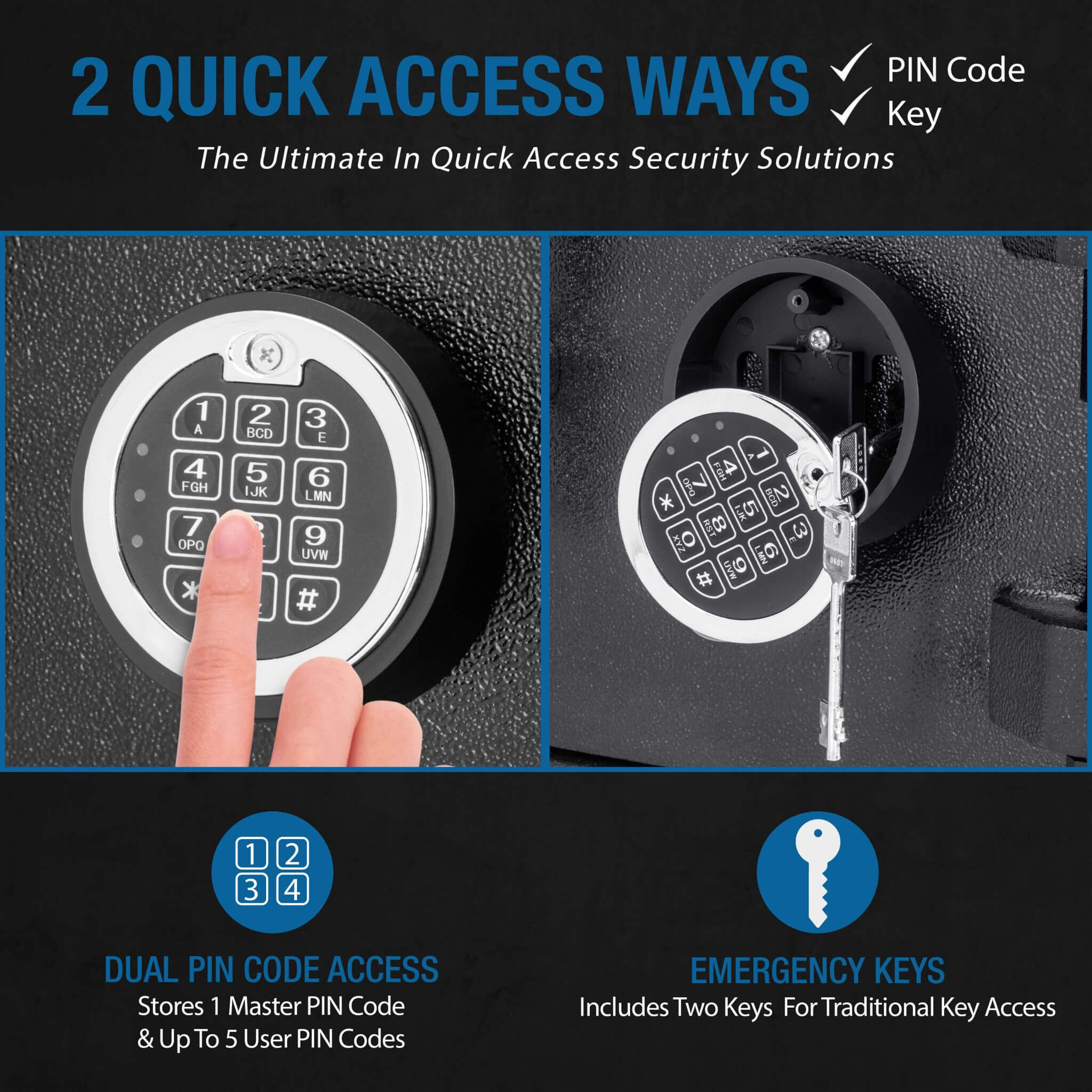 Barska 1.60 CF Digital Depository Dual Compartment Security Safe (SAK76021)