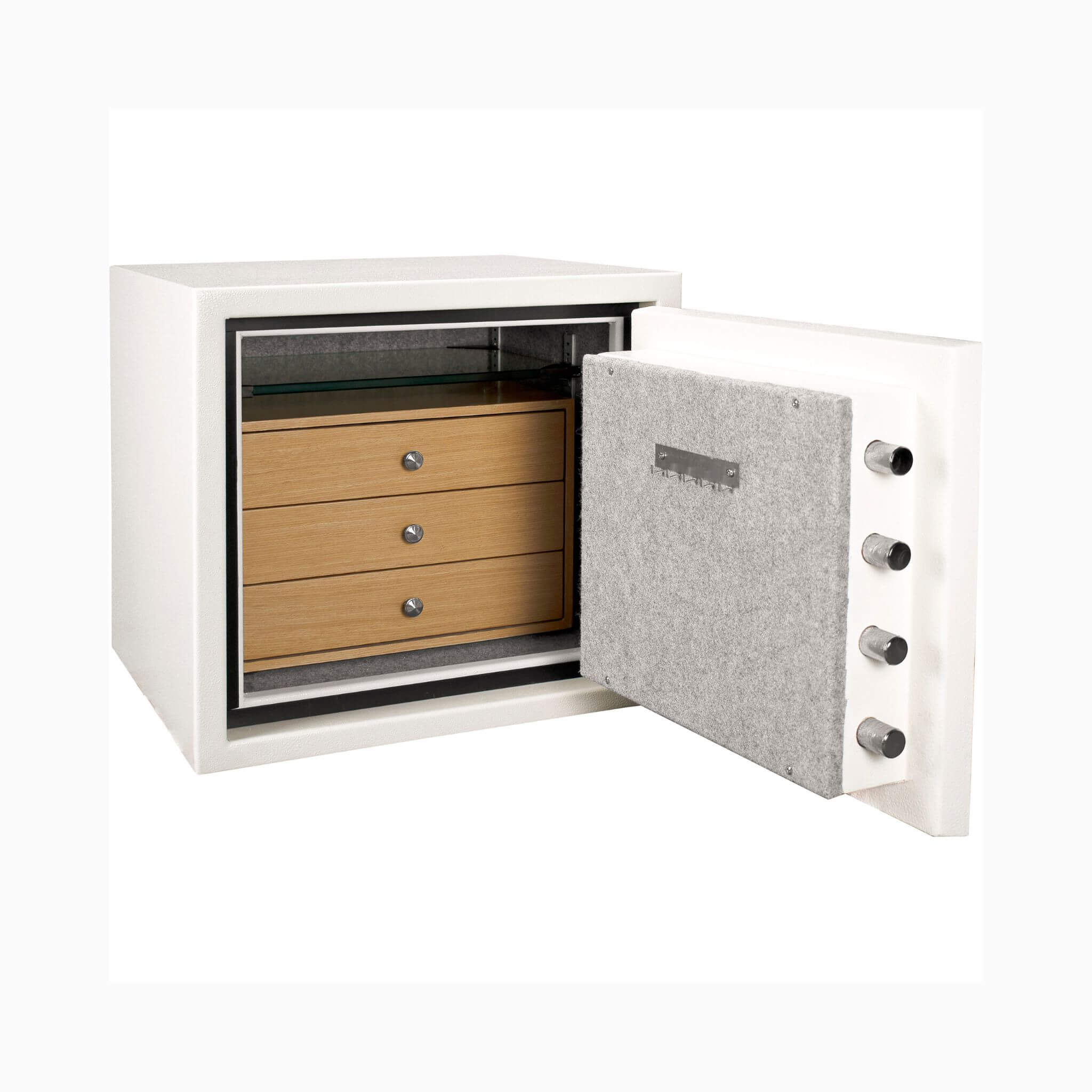 Barska 1.91 CF White Fireproof Jewelry Safe With Digital Keypad Lock (SAK42861)
