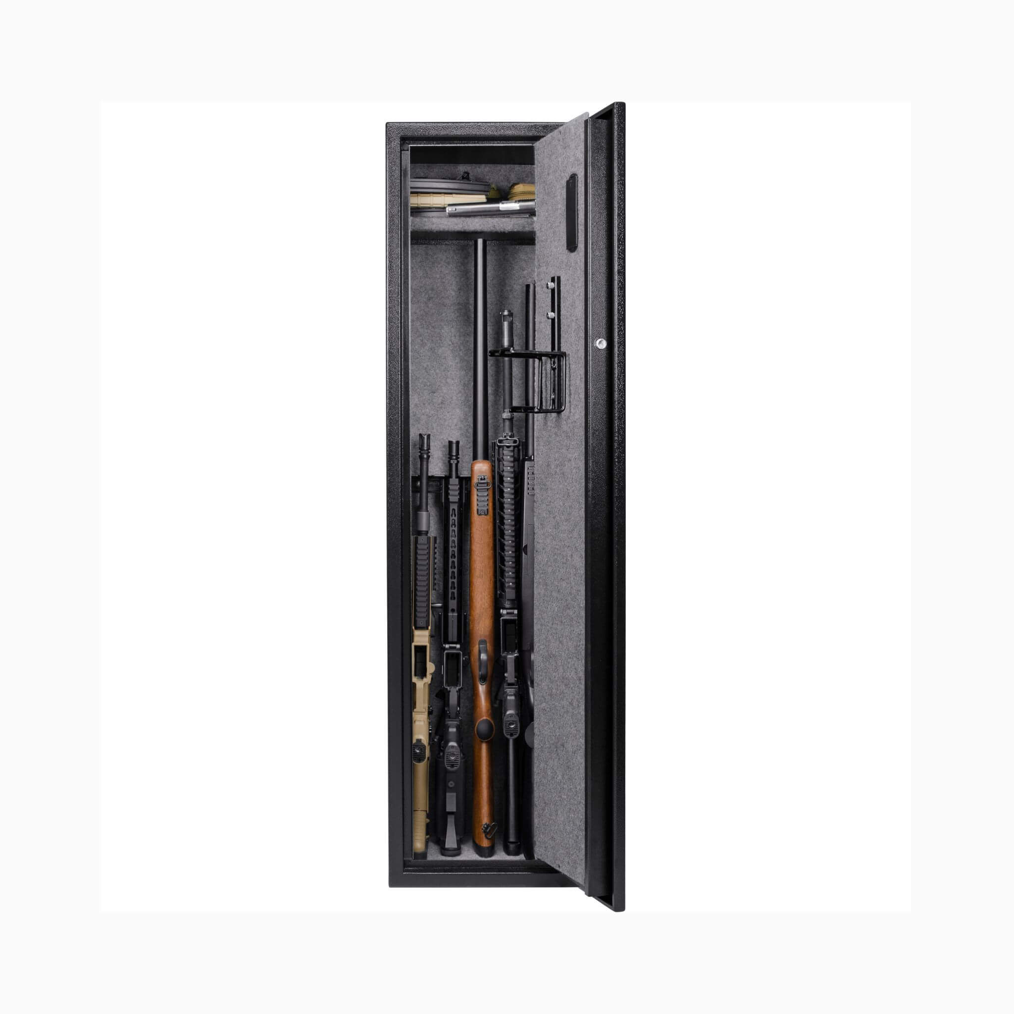 Barska 4.33 CF Heavy-Duty Rifle Gun Safe With Biometric And Digital Keypad Access (SAK80356)