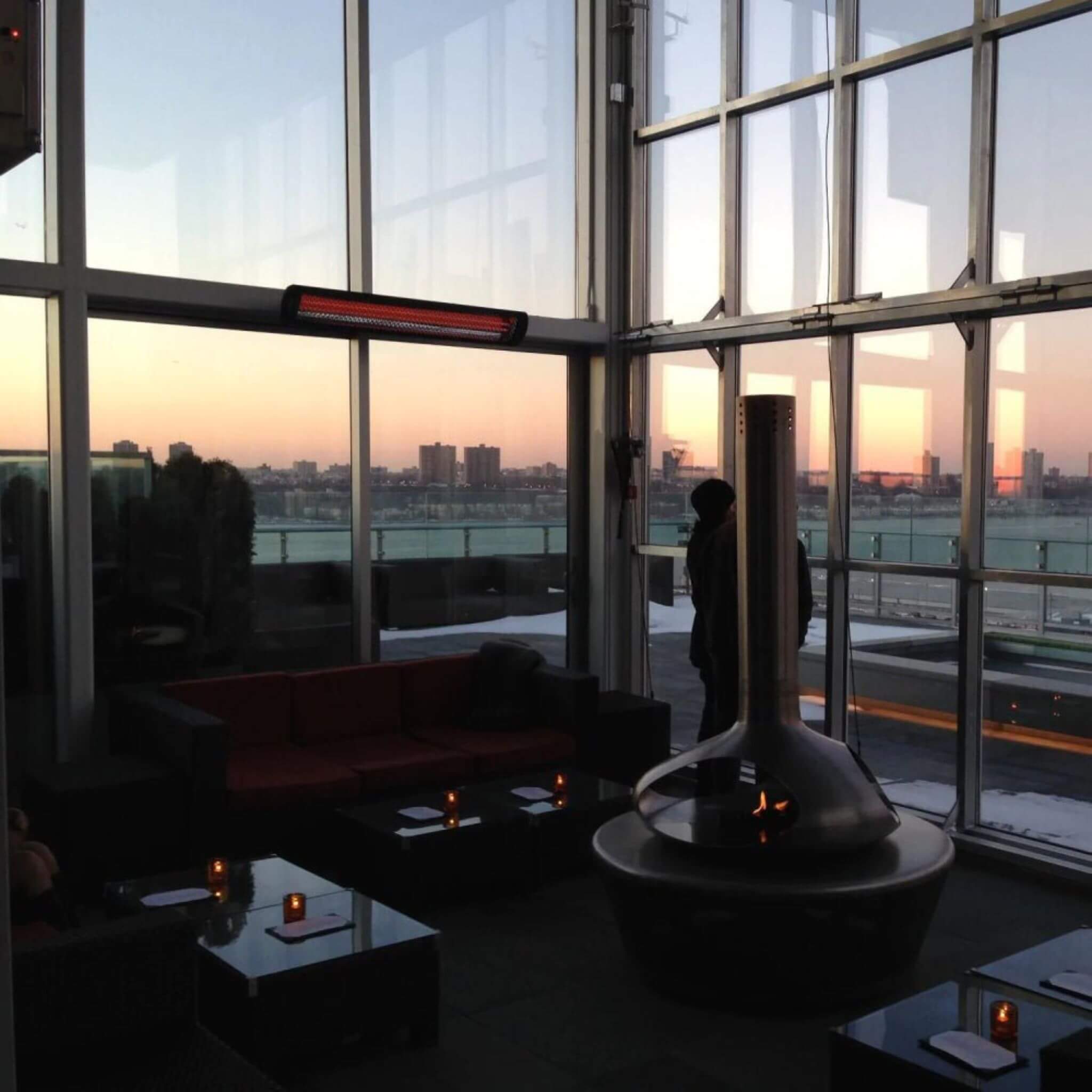 Bromic Heating Tungsten Smart-Heat™ 56-Inch 6000W Single Element 240V Electric Infrared Patio Heater [BH0420033] (SAK48512)