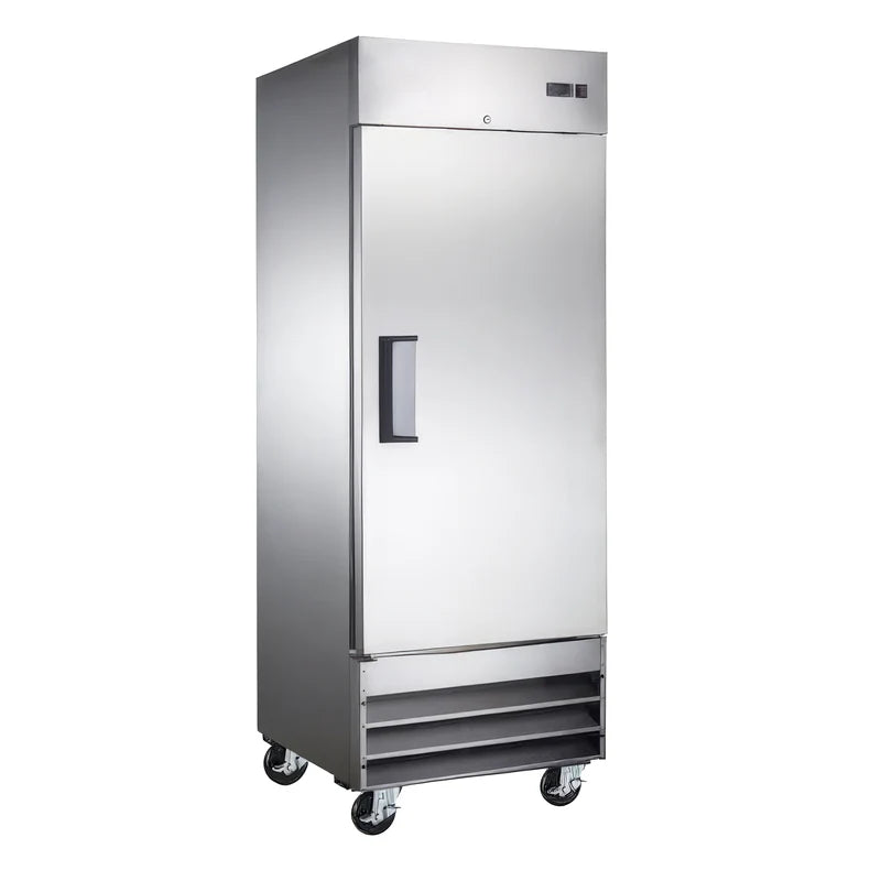 Grista 1 Solid Door Reach-In Energy Star Freezer, Bottom Mount, in Stainless Steel