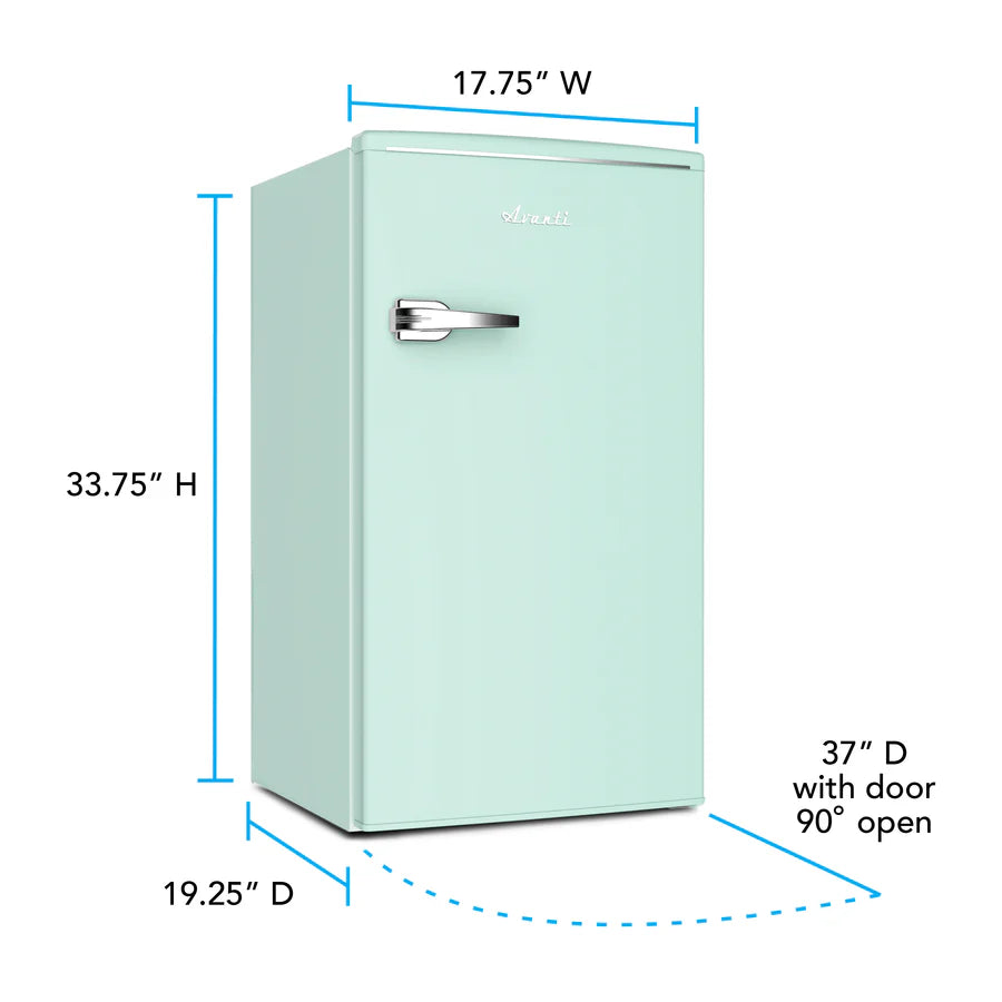 Avanti 3.0 Cu. Ft. Retro Compact Refrigerator (1 Door)