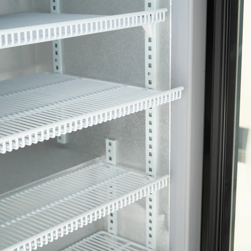 Black Diamond Countertop Display Freezer, Single Glass Door, 1.8 cu ft, in Black