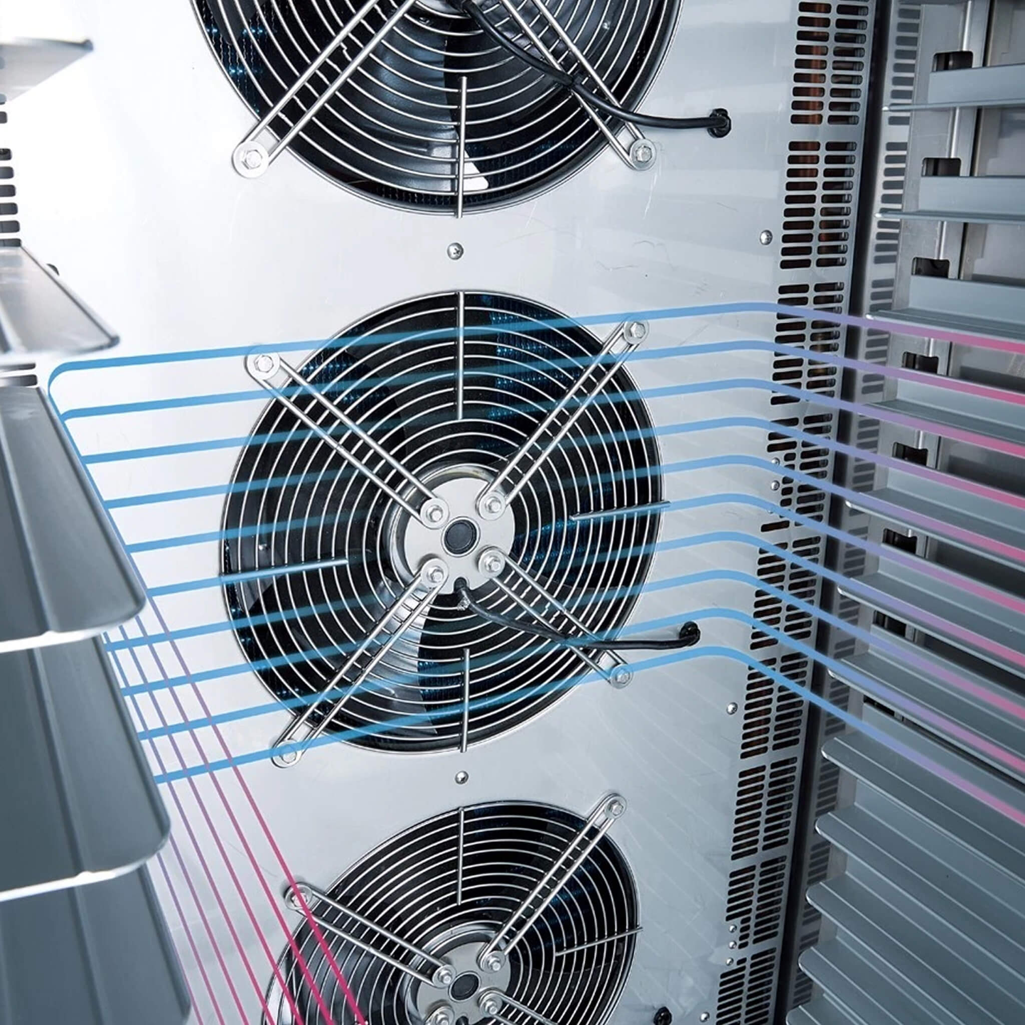 Commercial Heavy-Duty 15-Tray Blast Chiller Freezer Cabinet With Trolley Cart (SAK57249)