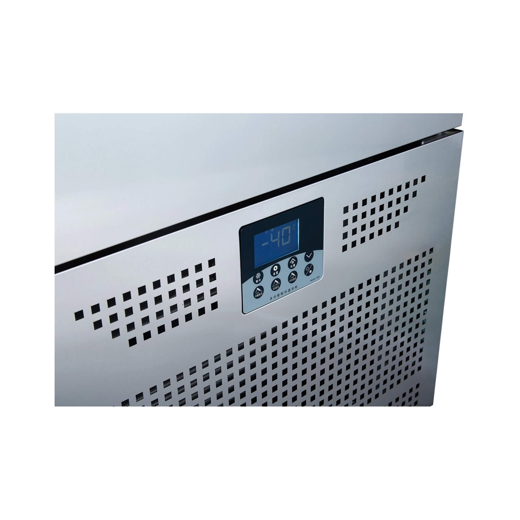 Commercial Heavy-Duty 15-Tray Blast Chiller Freezer Cabinet With Trolley Cart (SAK57249)