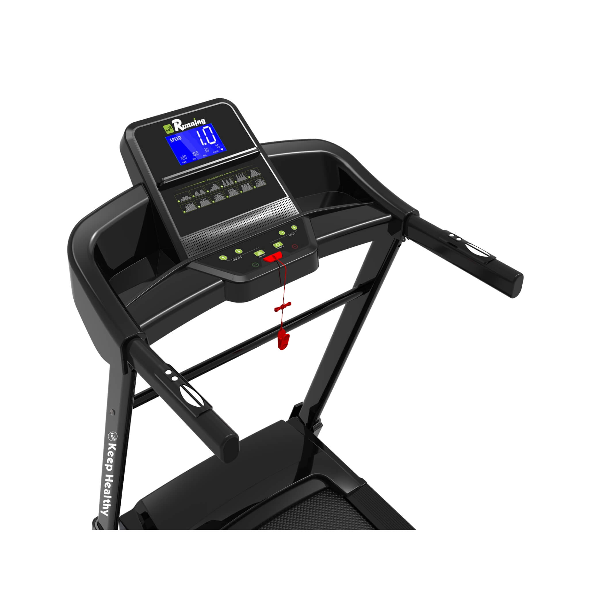 Compact 3.5HP Foldable Electric Treadmill With Bluetooth, LCD Display & 12 Pre-Set Running Programs (SAK25879)