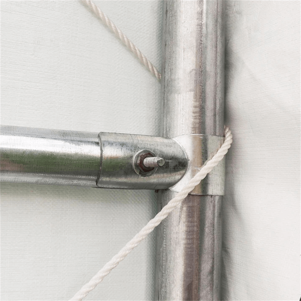 40'x40'x15' Double Truss Shipping Container Canopy Shelter