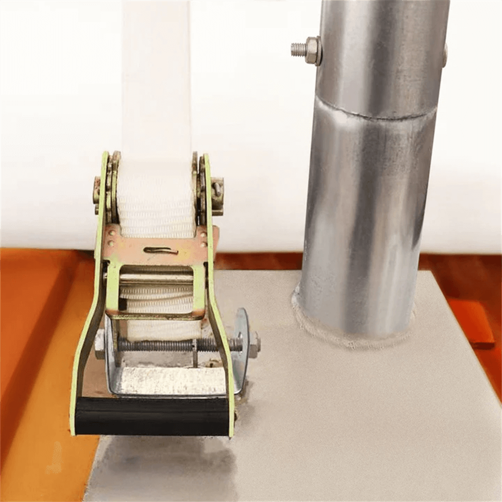 40'x40'x15' Double Truss Shipping Container Canopy Shelter