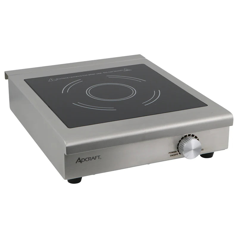 Adcraft Drop-In Induction Cooker, in Silver/Black