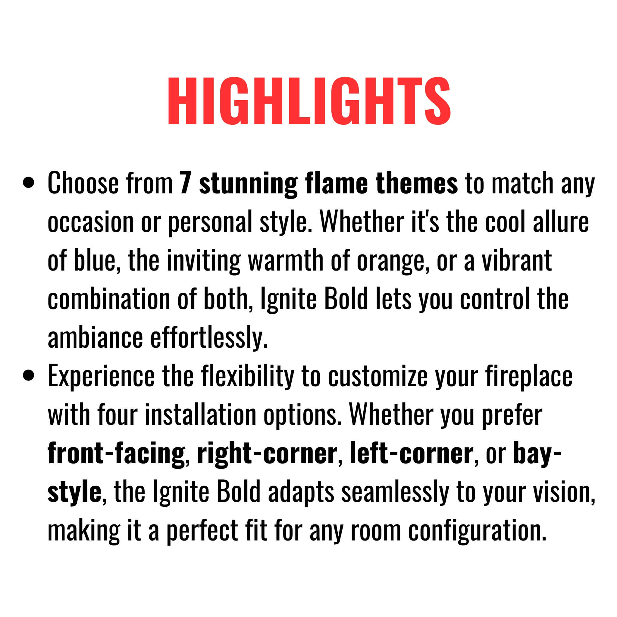 Dimplex IgniteXL Bold 100" Smart Linear Multi Side View Built-In Electric Fireplace [XLF10017-XD] (SAK72359)