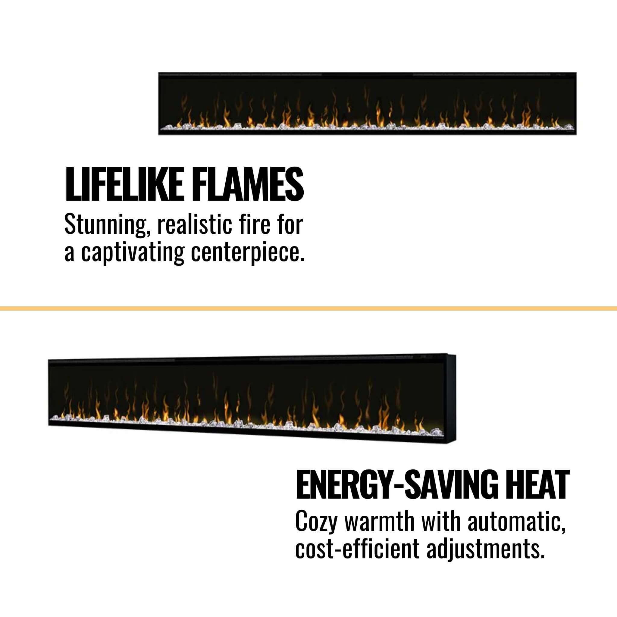 Dimplex IgniteXL 100" Built-In Linear Fireplace Electric [XLF100] (SAK28479)