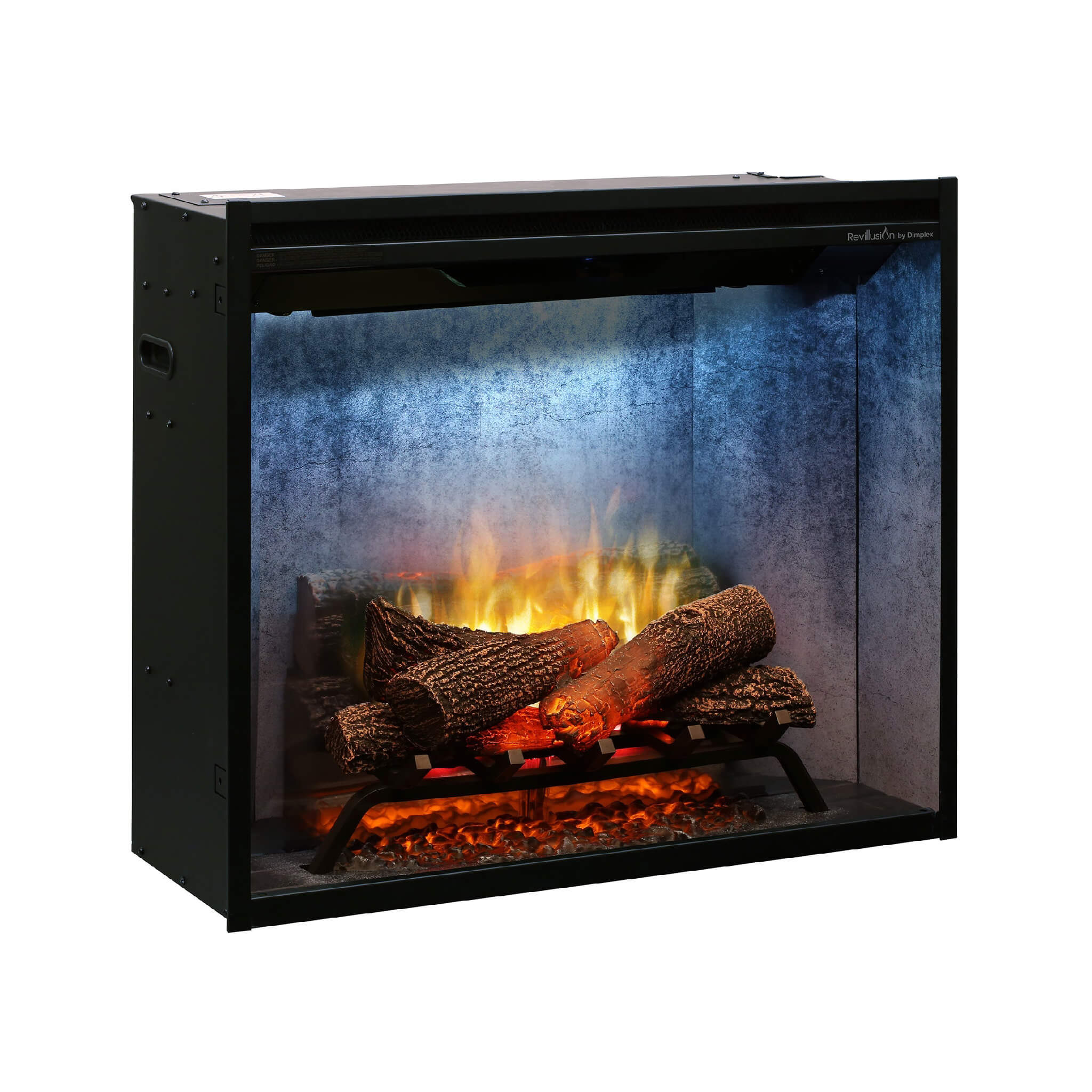 Dimplex Revillusion Built-In Electric Firebox W/ Weathered Concrete Line & Plug Kit [RBF30/42WC-FG] (SAK46891)