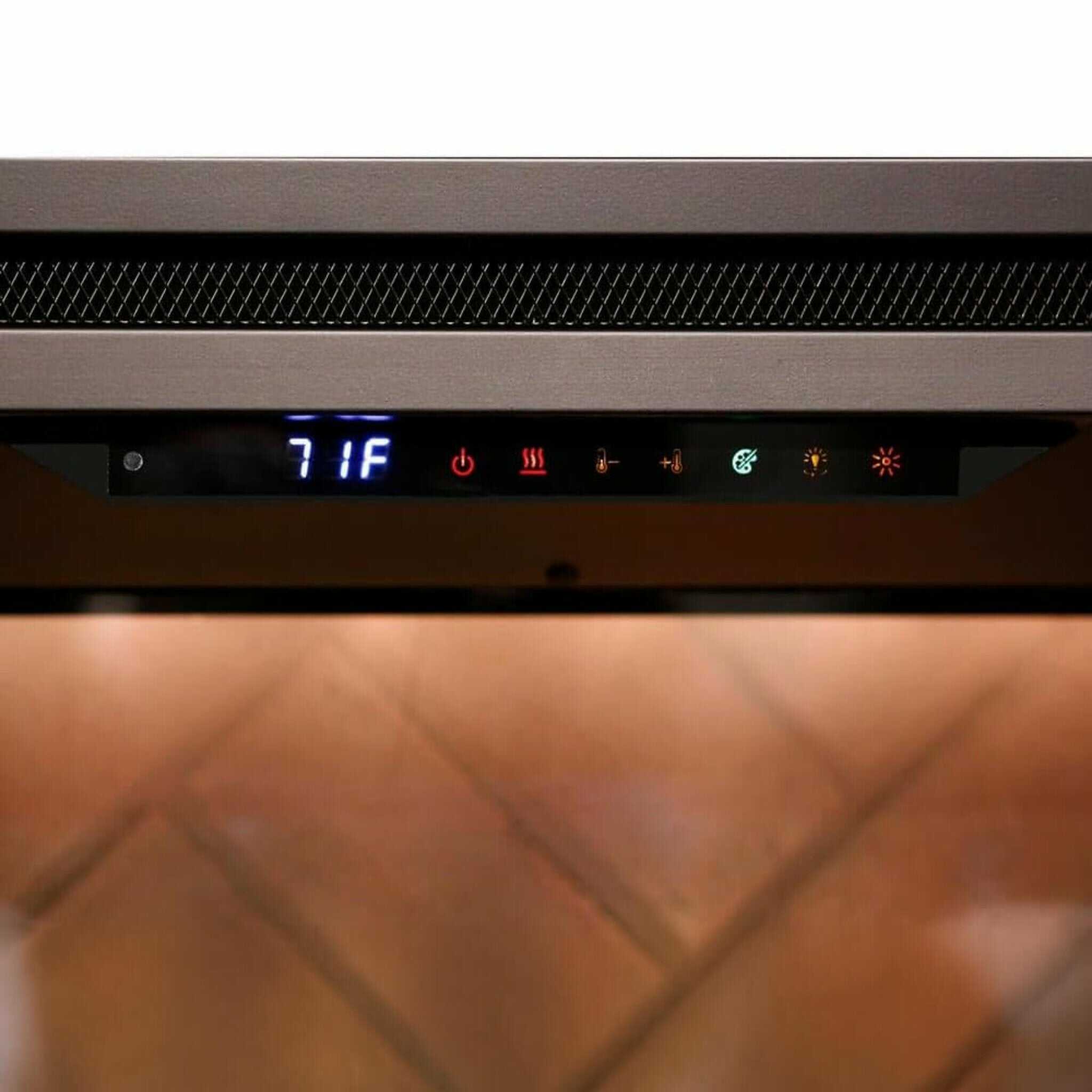 Dimplex Revillusion Herringbone Brick Built-In Electric Firebox With Front Glass [RBF30/36/42] (SAK12893)