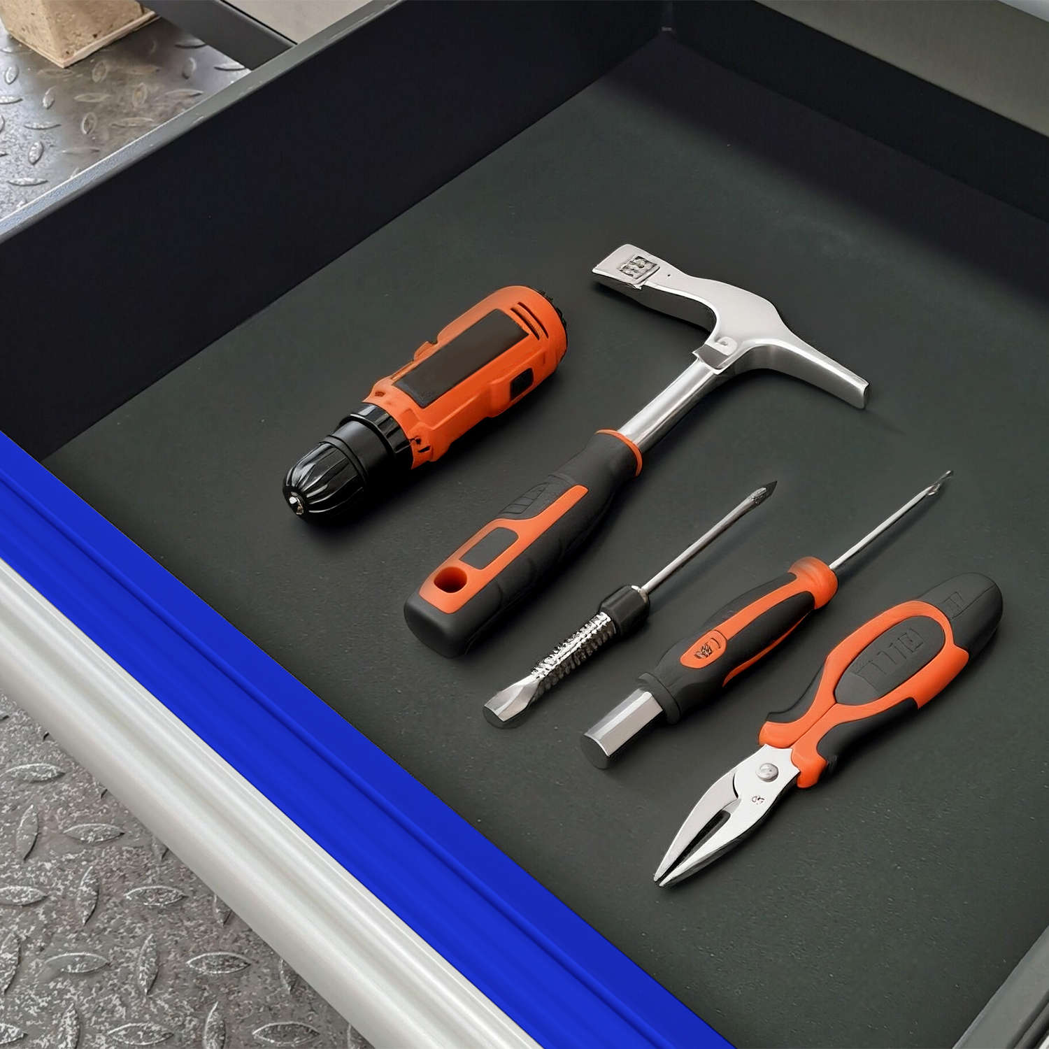 10 ft Heavy Duty Workbench with 25 Drawers