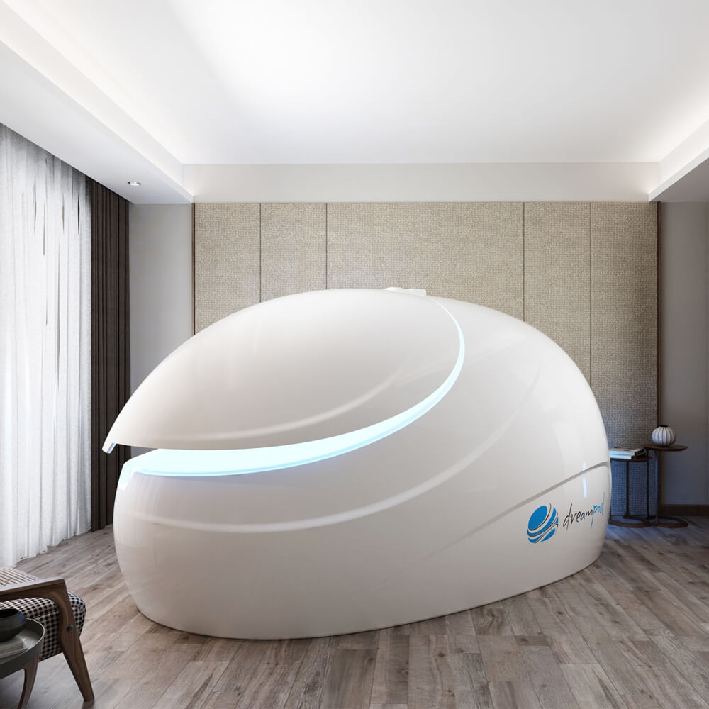 Dreampod Sport Commercial Home Flotation Sensory Isolation Tank Pod Spa [DPFP205WPE] (SAK25948)