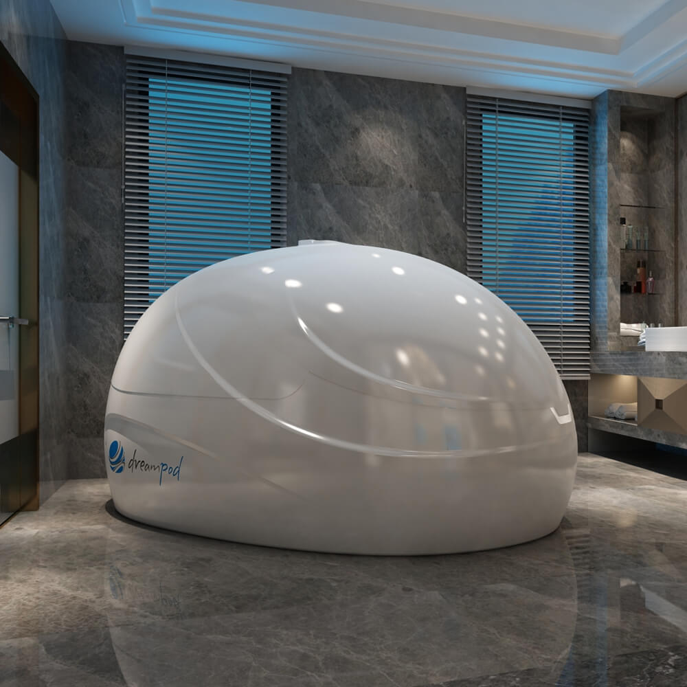 Dreampod Sport Commercial Home Flotation Sensory Isolation Tank Pod Spa [DPFP205WPE] (SAK25948)