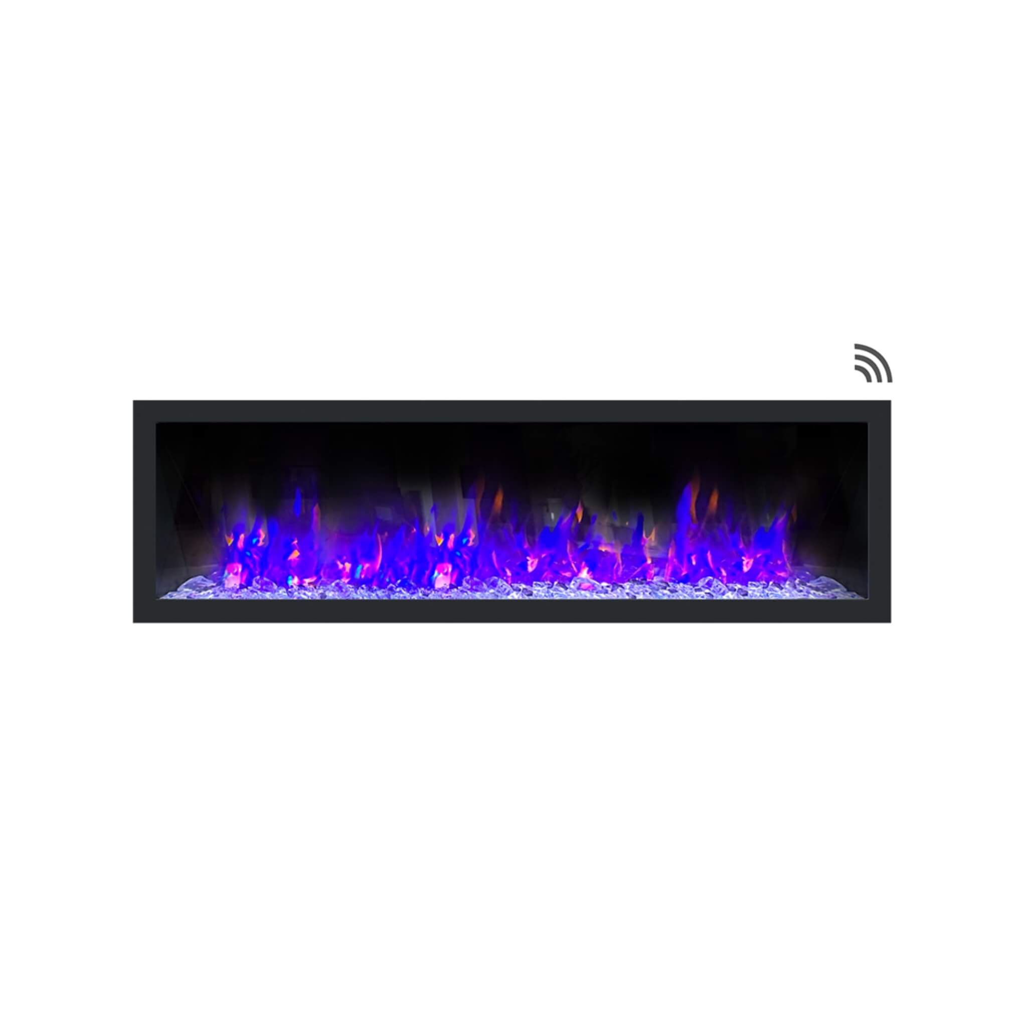 Dynasty Cascade 64" Smart Linear Electric Fireplace With Front Facing Heater [DY-BTX64] (SAK15932)