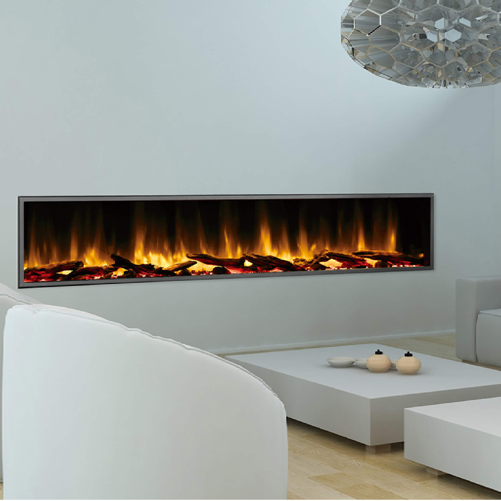 Dynasty Harmony 80" Built-In Smart Linear Electric Fireplace [DY-BEF80] (SAK74516)