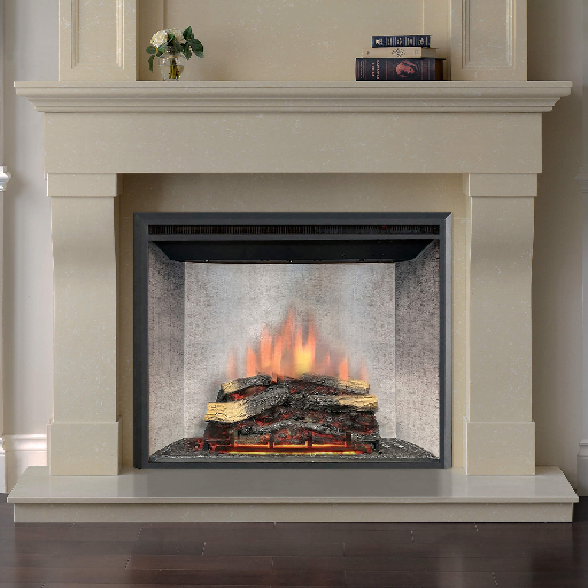 Dynasty Presto 40" Built-In Electric Firebox Insert With Adjustable Flame Settings [DY-FI40D] (SAK40157)