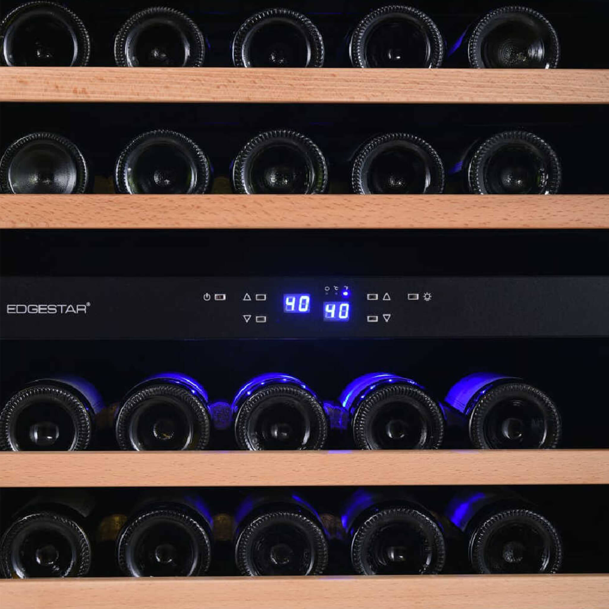 Edgestar Premium 101 Bottle Capacity Built In Dual Zone Wine Cooler, 24" (SAK92835)