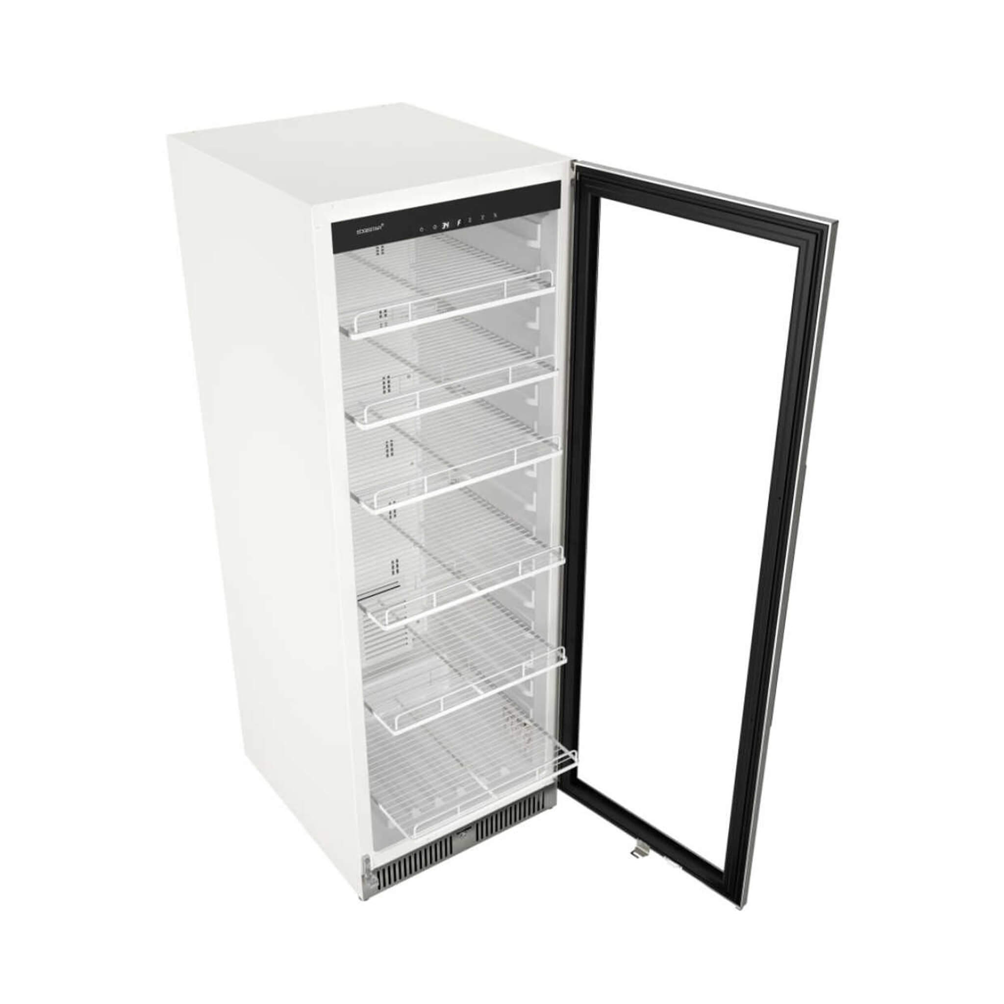 Edgestar 13.7 Cubic Feet Commercial Beverage Merchandiser With Temperature Alarm And Reversible Door, 24-Inch [VBM131SS] (SAK62395)