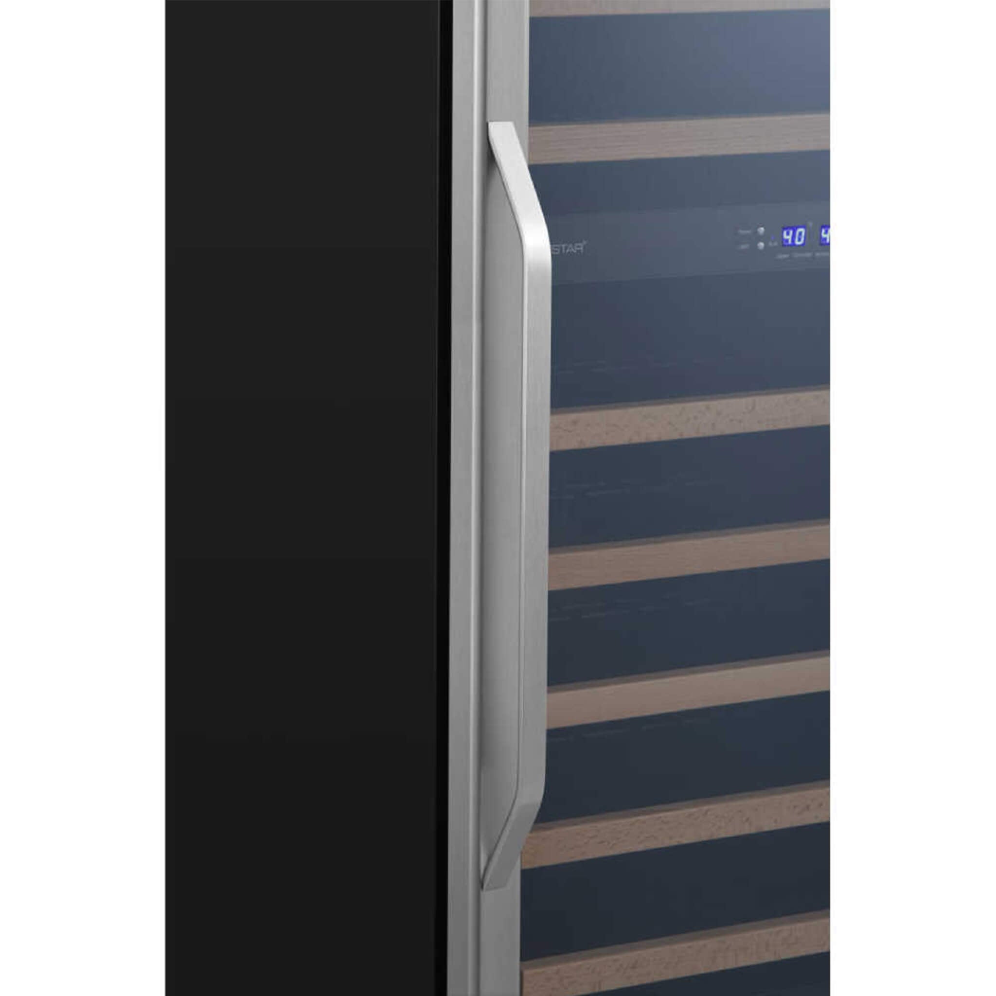 Edgestar 142 Bottle Built-In Dual Zone Double Door Wine Cooler With Door Lock, 24" [CWR1553DD] (SAK30742)