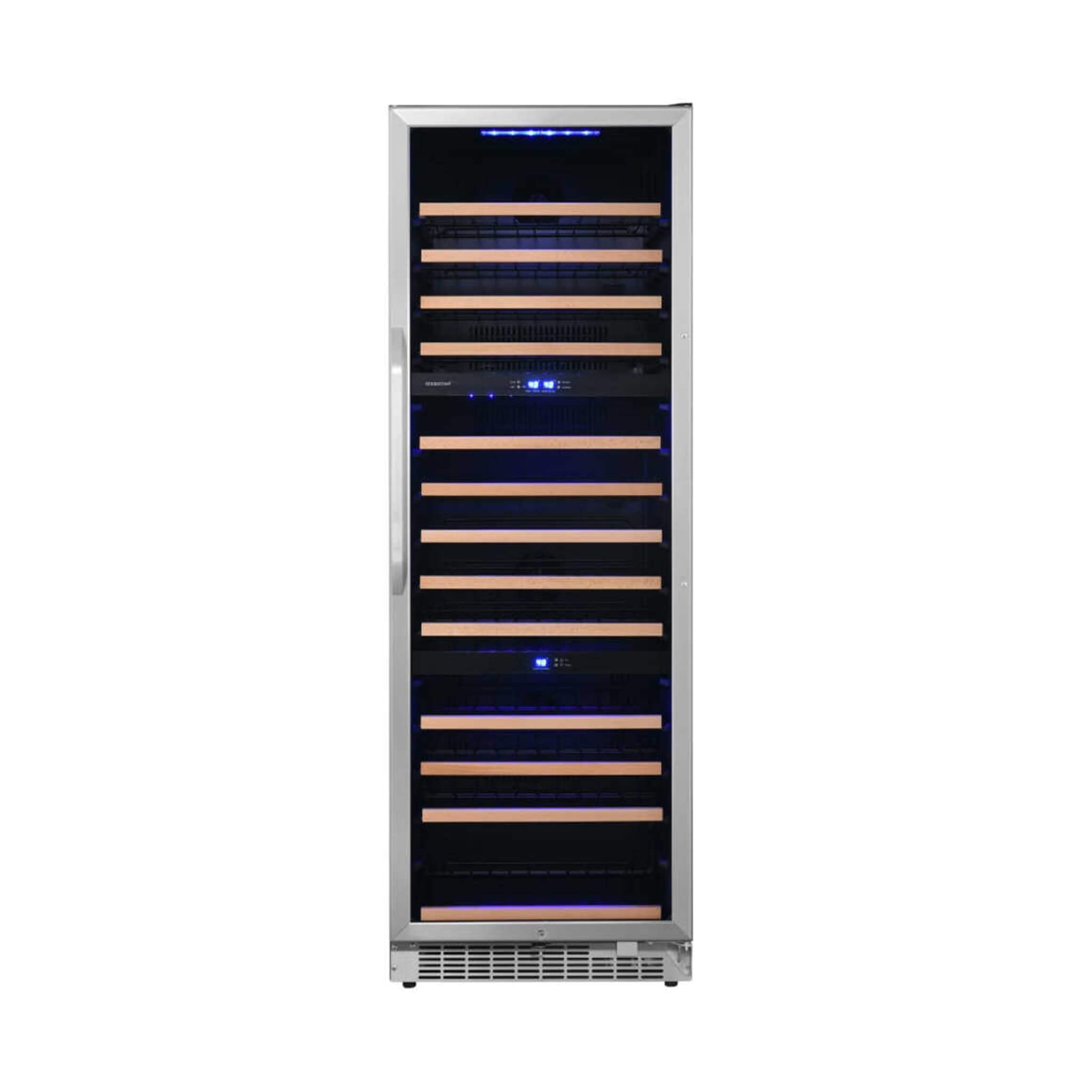 Edgestar 24" Wide 131 Bottle Capacity Built-In Triple Zone Wine Cooler (SAK65891)