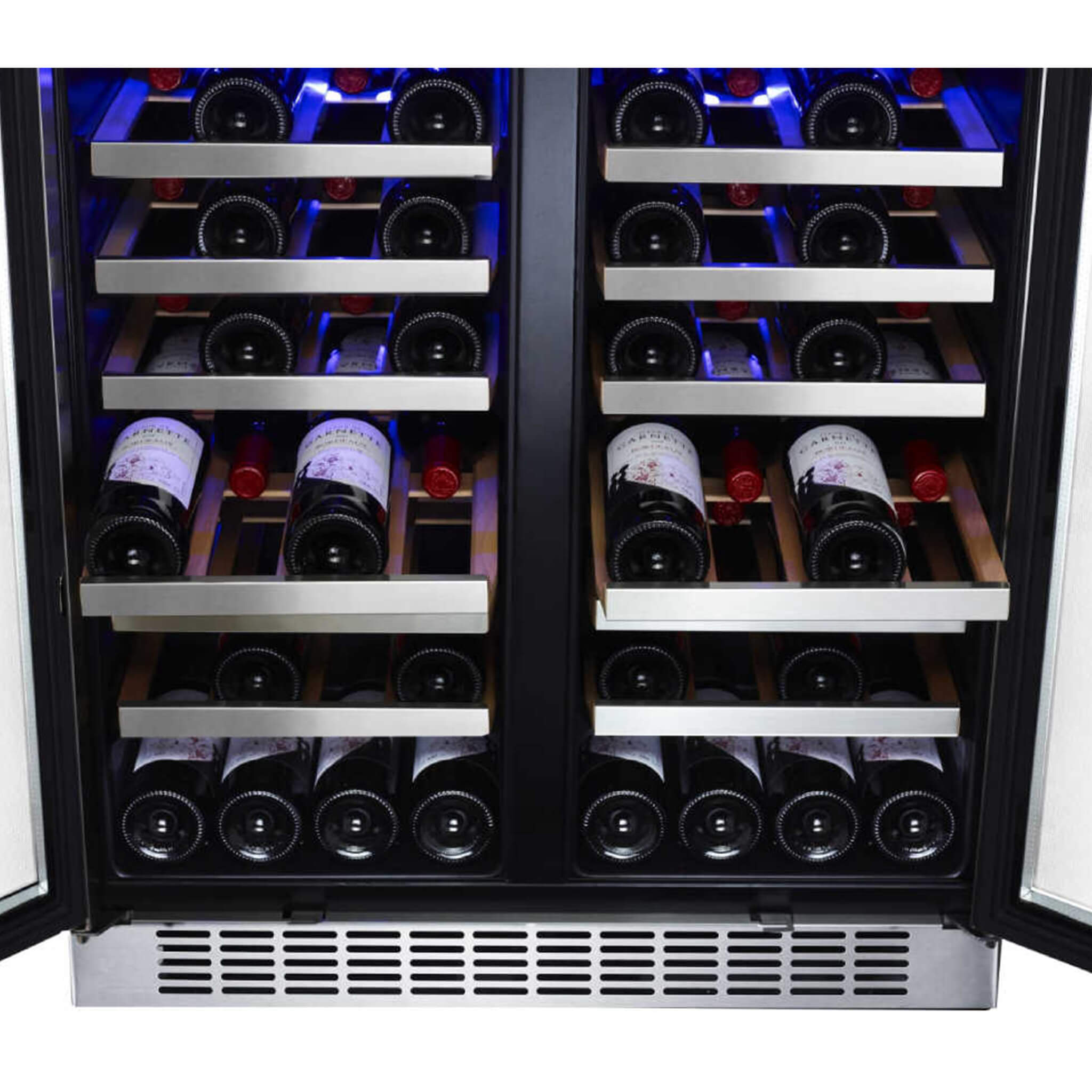 Edgestar 30" Wide 56 Bottle Capacity Built-In French Door Wine Cooler With Door Locks [CWR5631FD] (SAK56381)