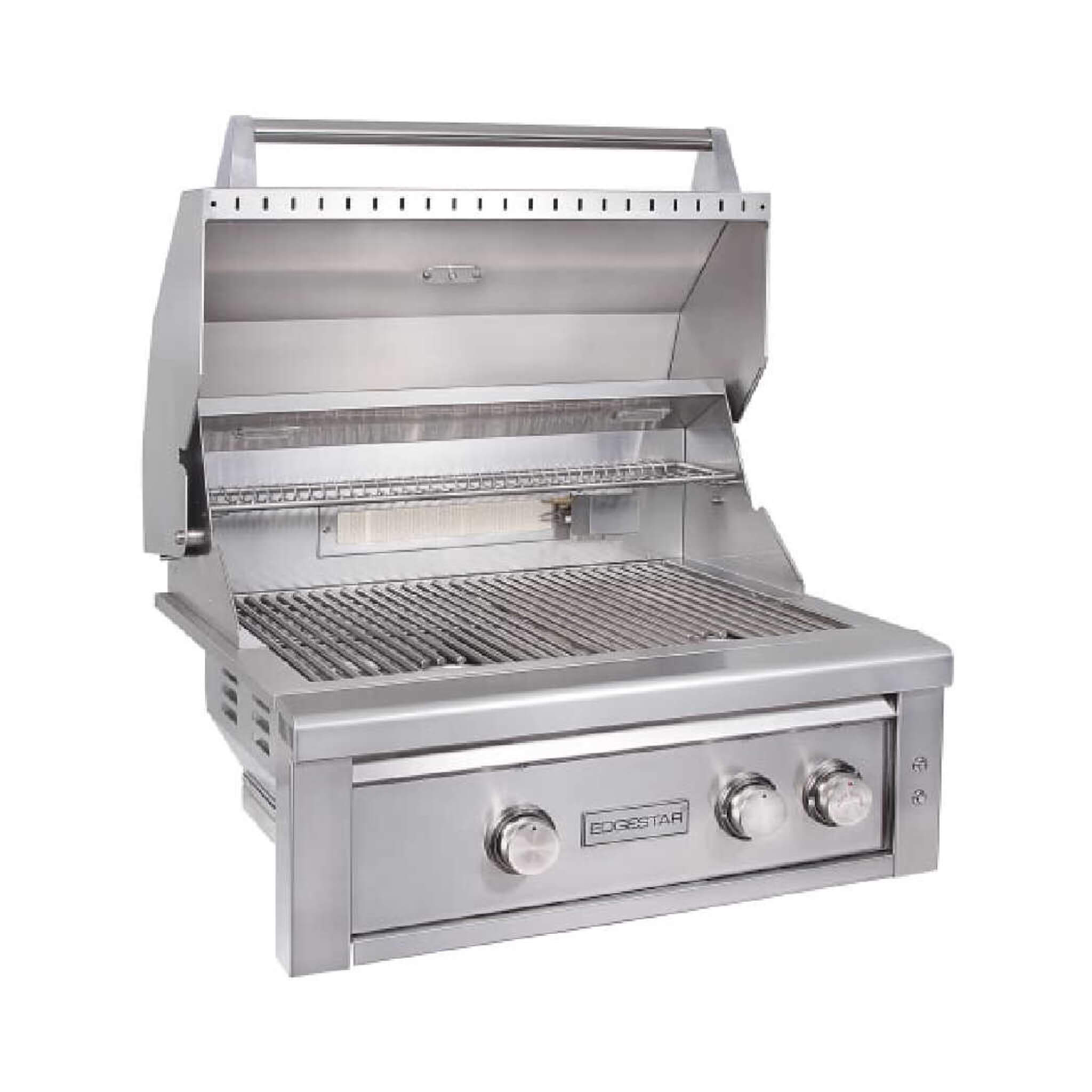 Edgestar 60K BTU 30" Natural Gas Built-In Grill With Lighted Grill Area And Double Access Doors (SAK82568)