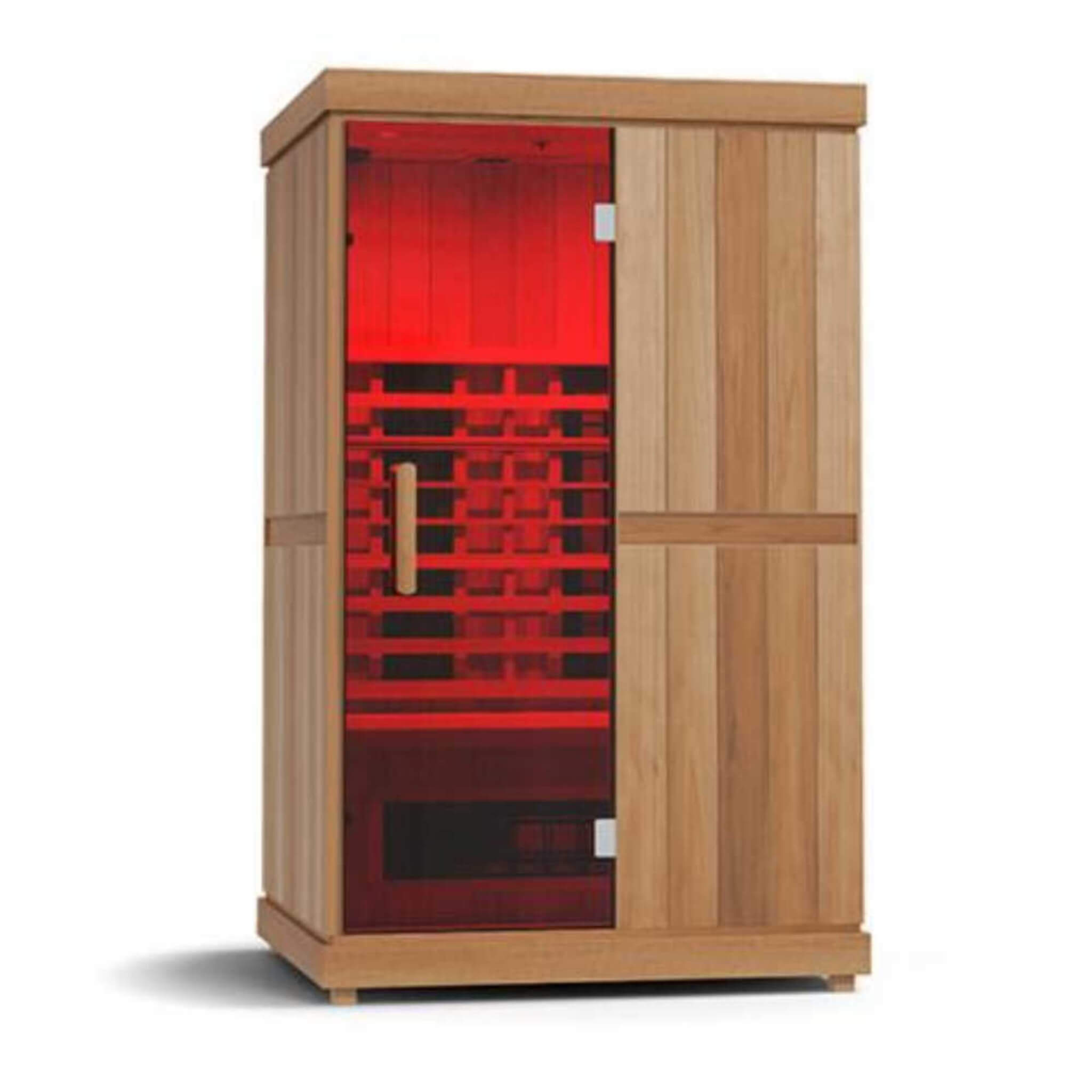 Finnmark FD-2 Full-Spectrum 2-Person Home Infrared Sauna With Built-In LCD Touchscreen Controller [FD-KN002] (SAK94731)