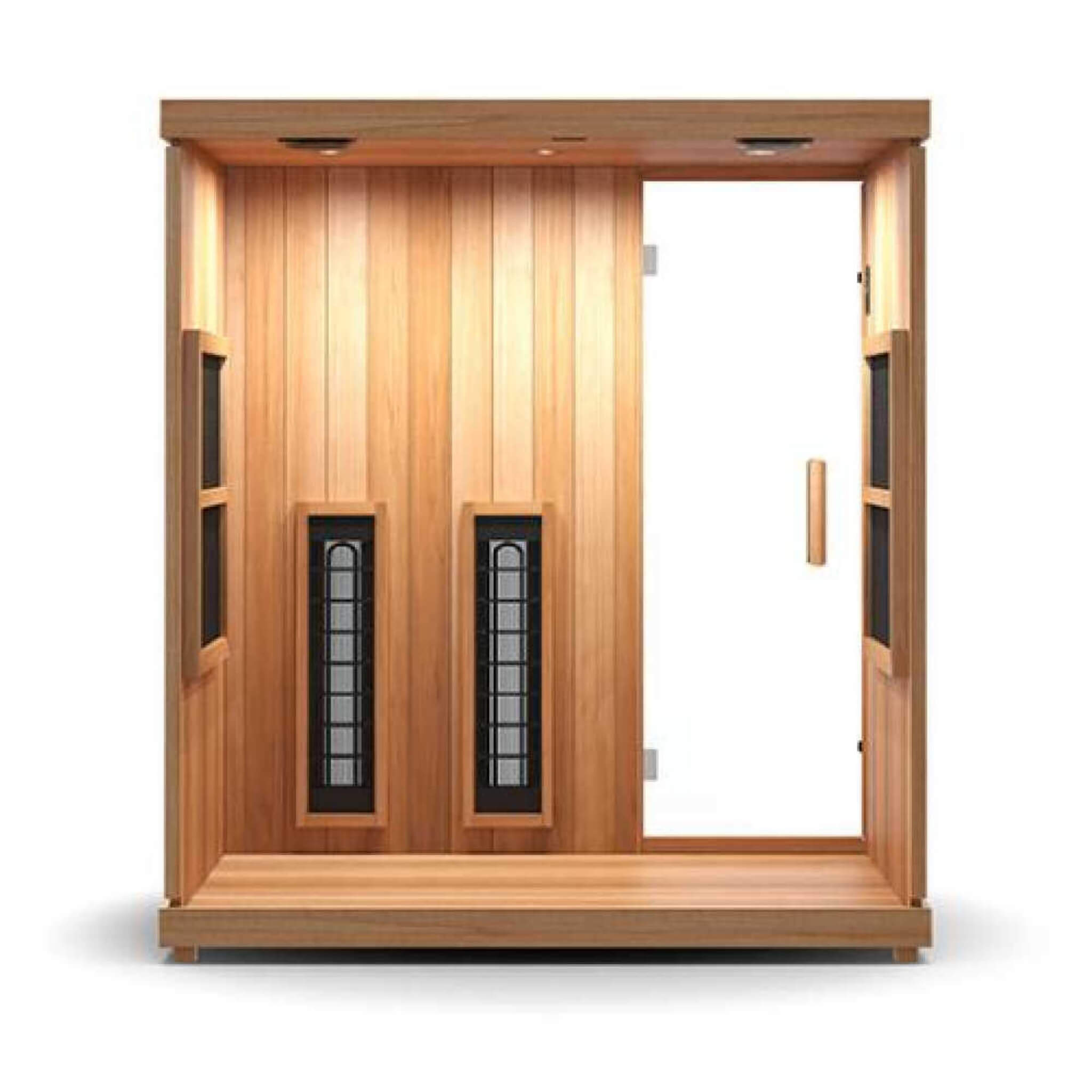 Finnmark FD-3 Full Spectrum 4-Person Capacity Home Infrared Sauna With Adjustable Sauna Feet [FD-KN003] (SAK52689)