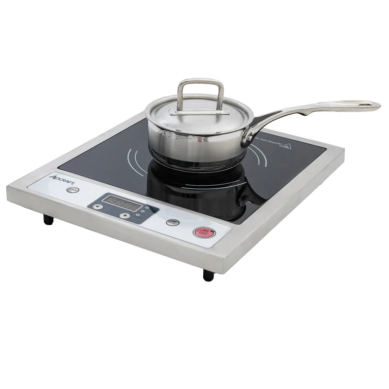 Adcraft Drop-In Induction Cooker, in Silver/Black