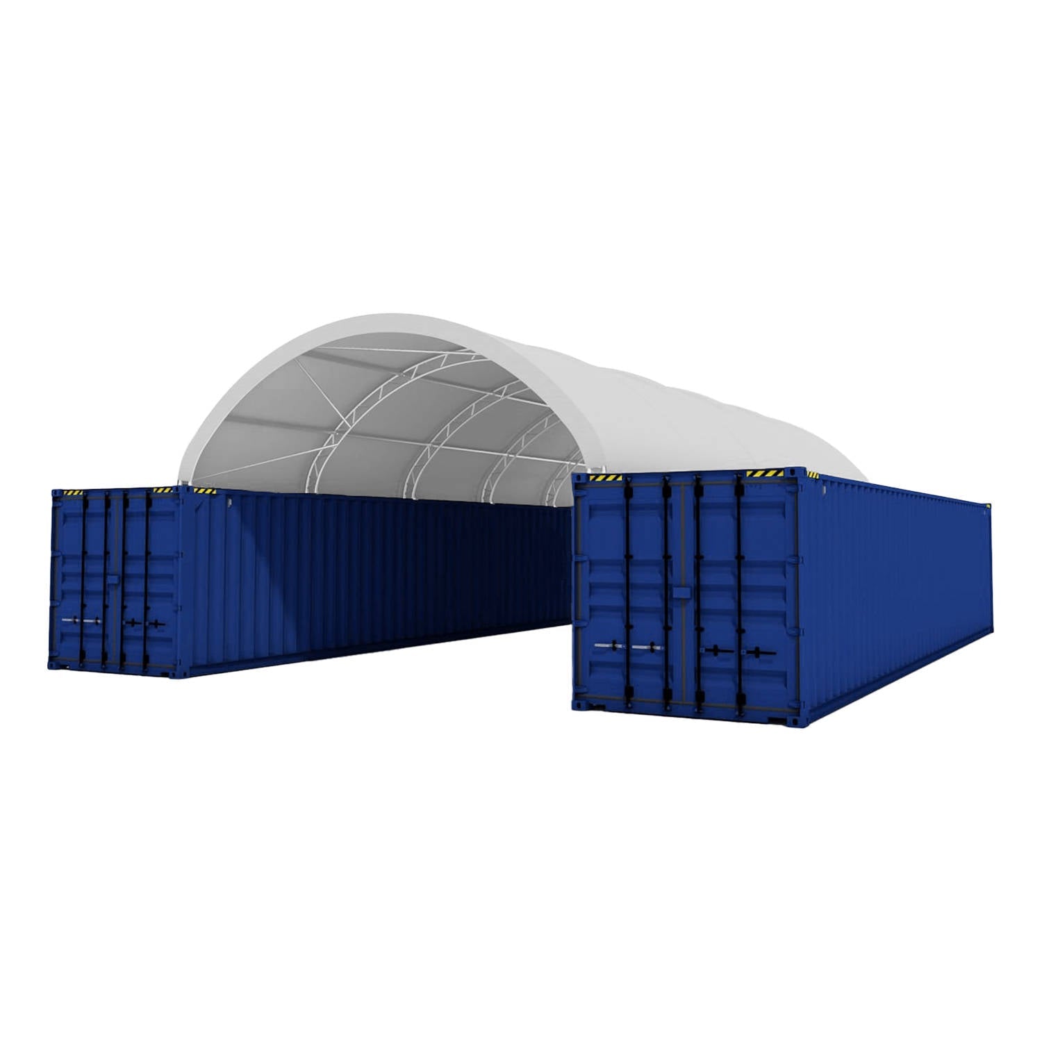 Fortified 20'x40' Double Truss Container Shelter