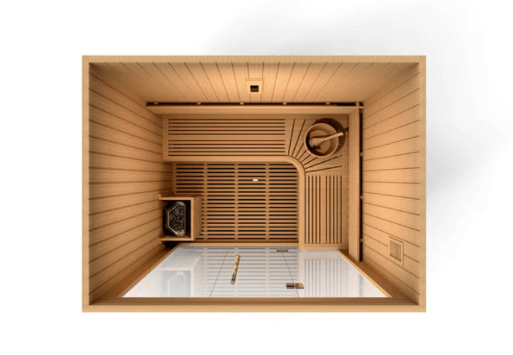 Golden Designs "Copenhagen Edition" 3-Person Traditional Steam Sauna