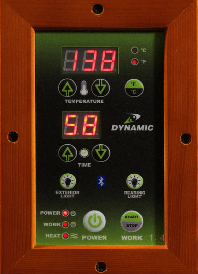 Dynamic "Barcelona Elite" 1-2 Person Ultra Low EMF FAR Infrared Sauna