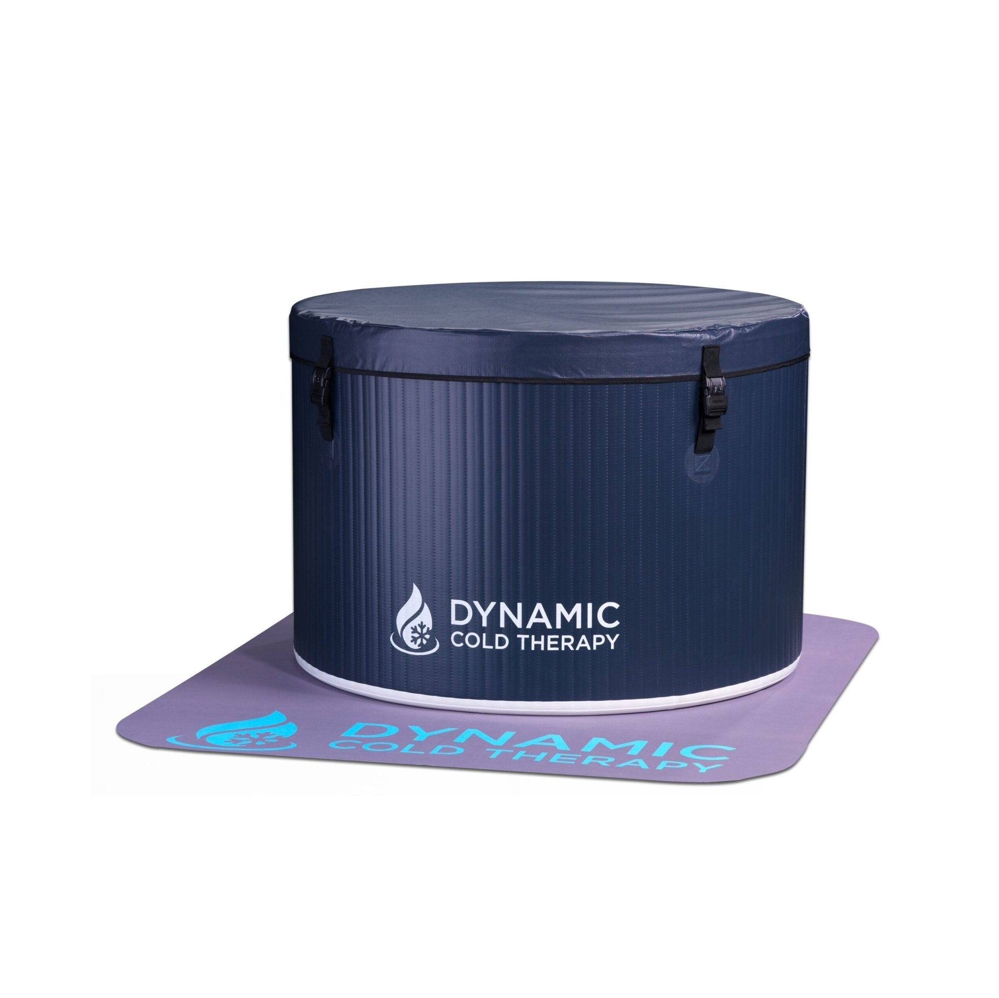 Dynamic Cold Therapy Inflatable Round Cold Plunge with Chiller | Cools to 37°F | Wi-Fi App Controlled | Ozone Filtration | Drop Stitch PVC | Child Safety Cover | Indoor & Outdoor Use