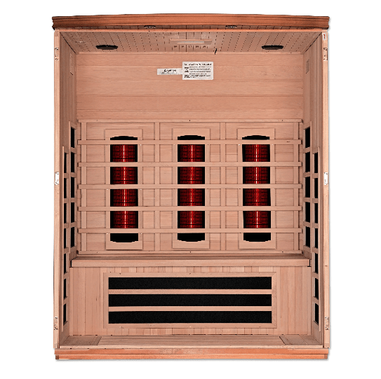 Dynamic "Lugano Full Spectrum" 3-Person Full Spectrum Infrared Sauna