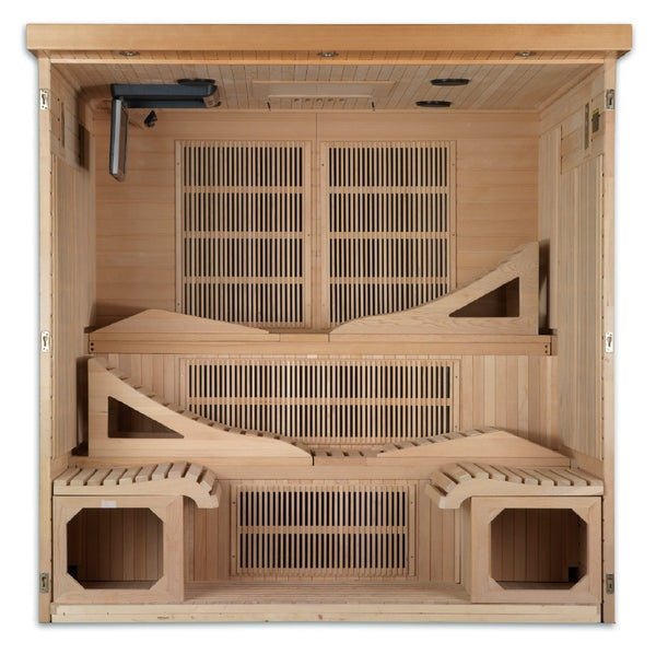 Dynamic "Monaco" 6 Person Ultra Low EMF Far IR Sauna (DYN-6996-01 Elite)