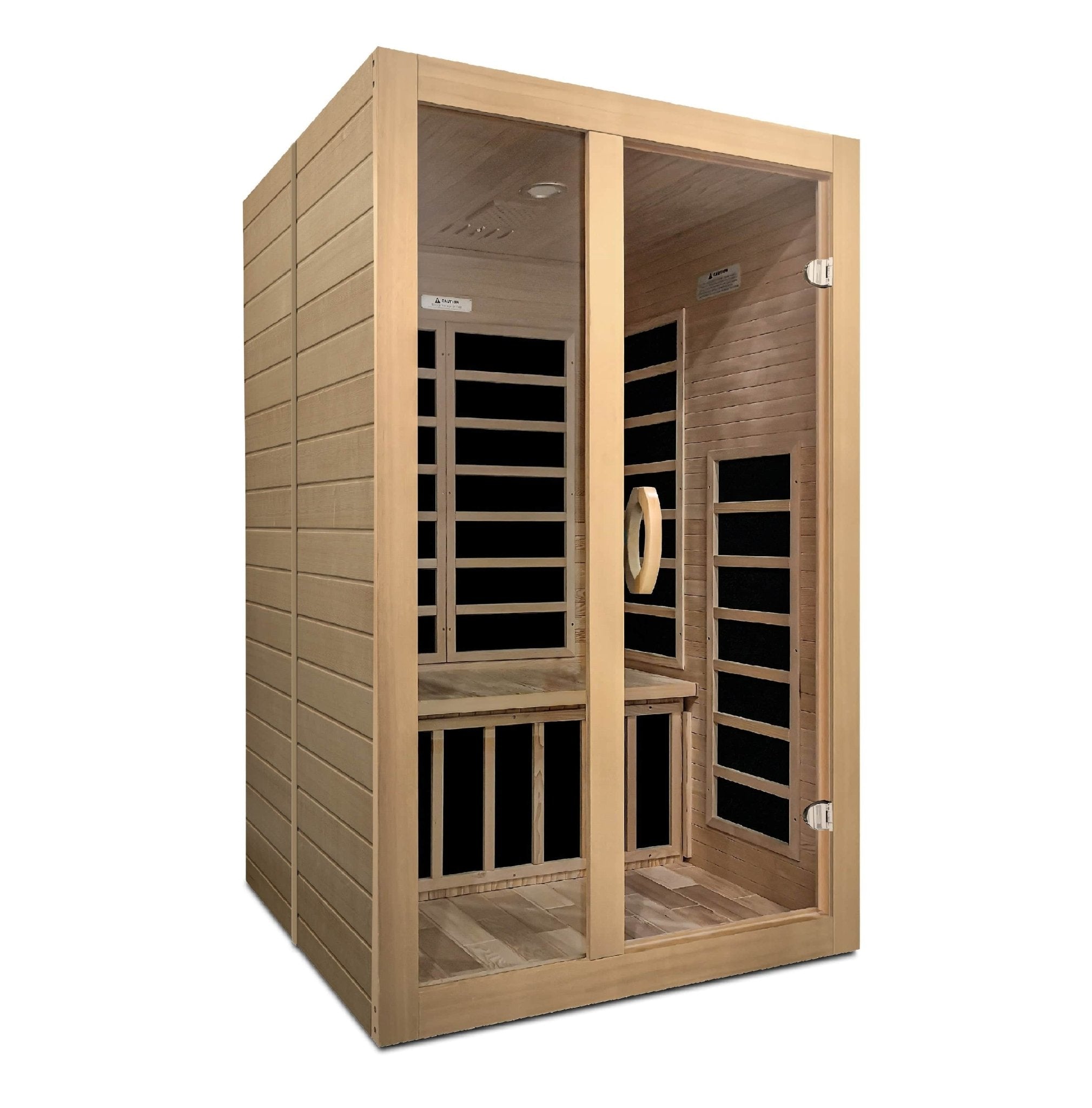 Dynamic "Santiago" 2-Person Low EMF Infrared Sauna
