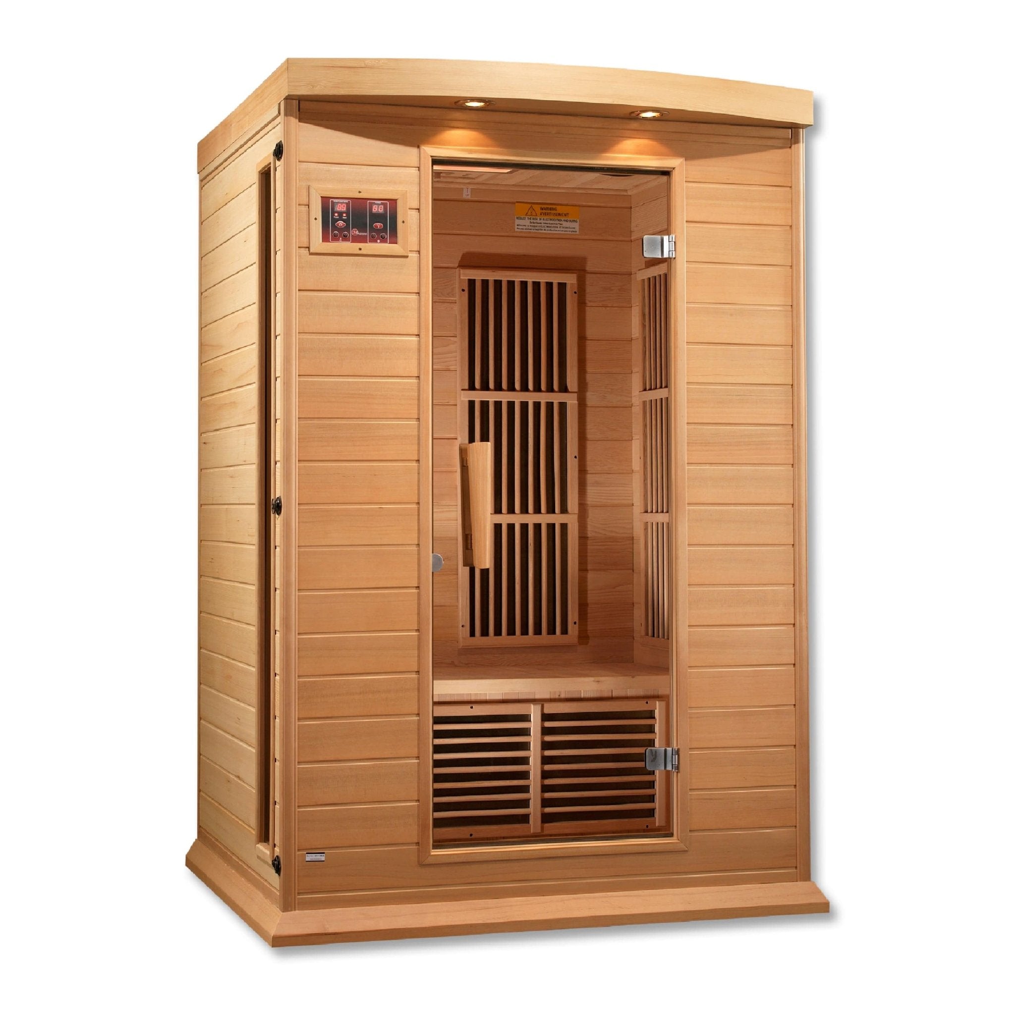 Maxxus 2-Person FAR Infrared Sauna - Low EMF with Canadian Hemlock
