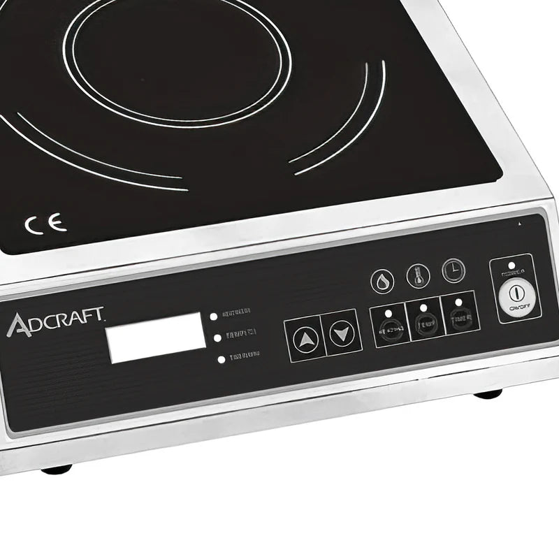 Adcraft Electric Induction Cooker, in Black (IND-E120V)