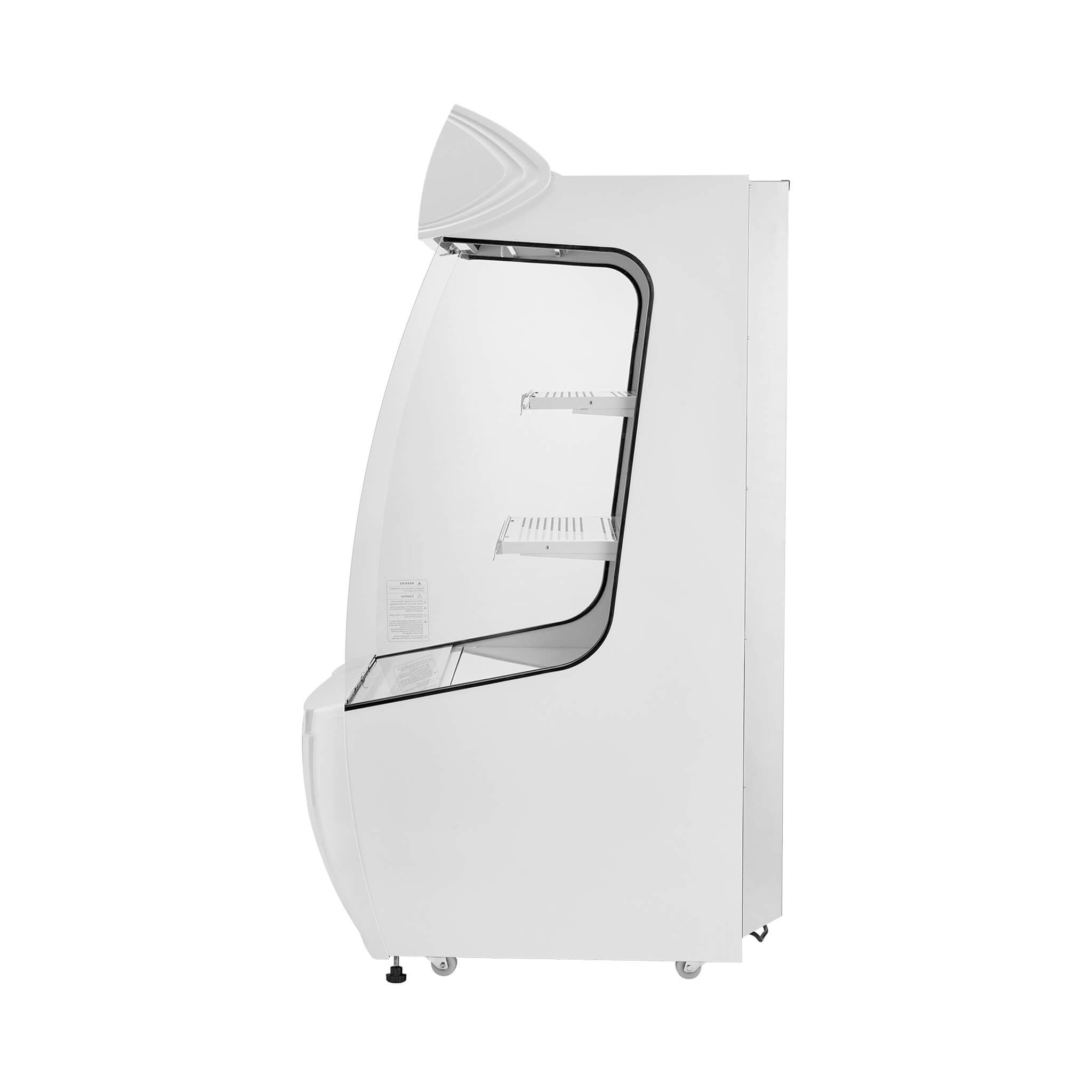 Heavy-Duty 12 Cu.Ft 2-Tier Open-Air Industrial Display Merchandiser Cooler (SAK14832)