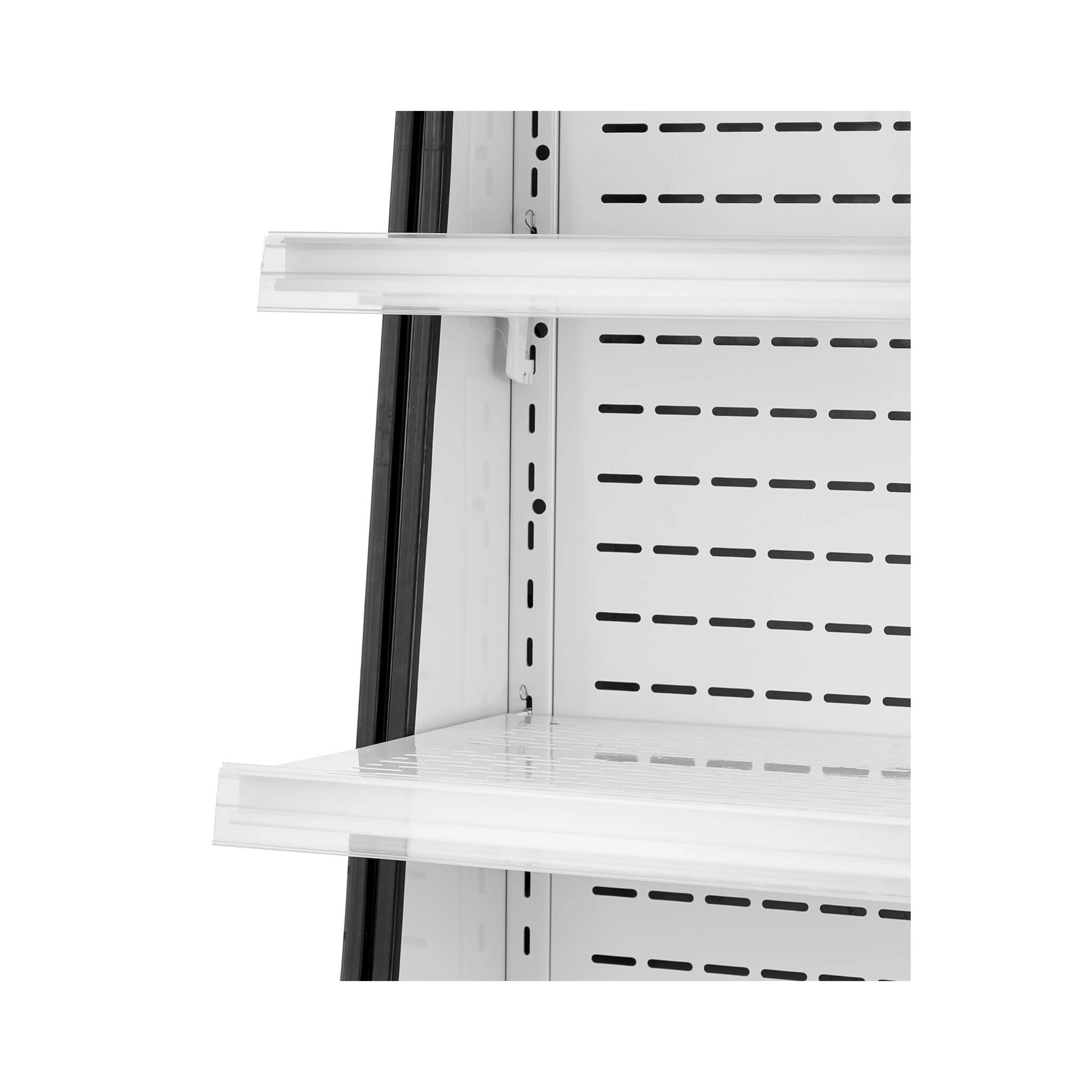 Heavy-Duty 12 Cu.Ft 2-Tier Open-Air Industrial Display Merchandiser Cooler (SAK14832)