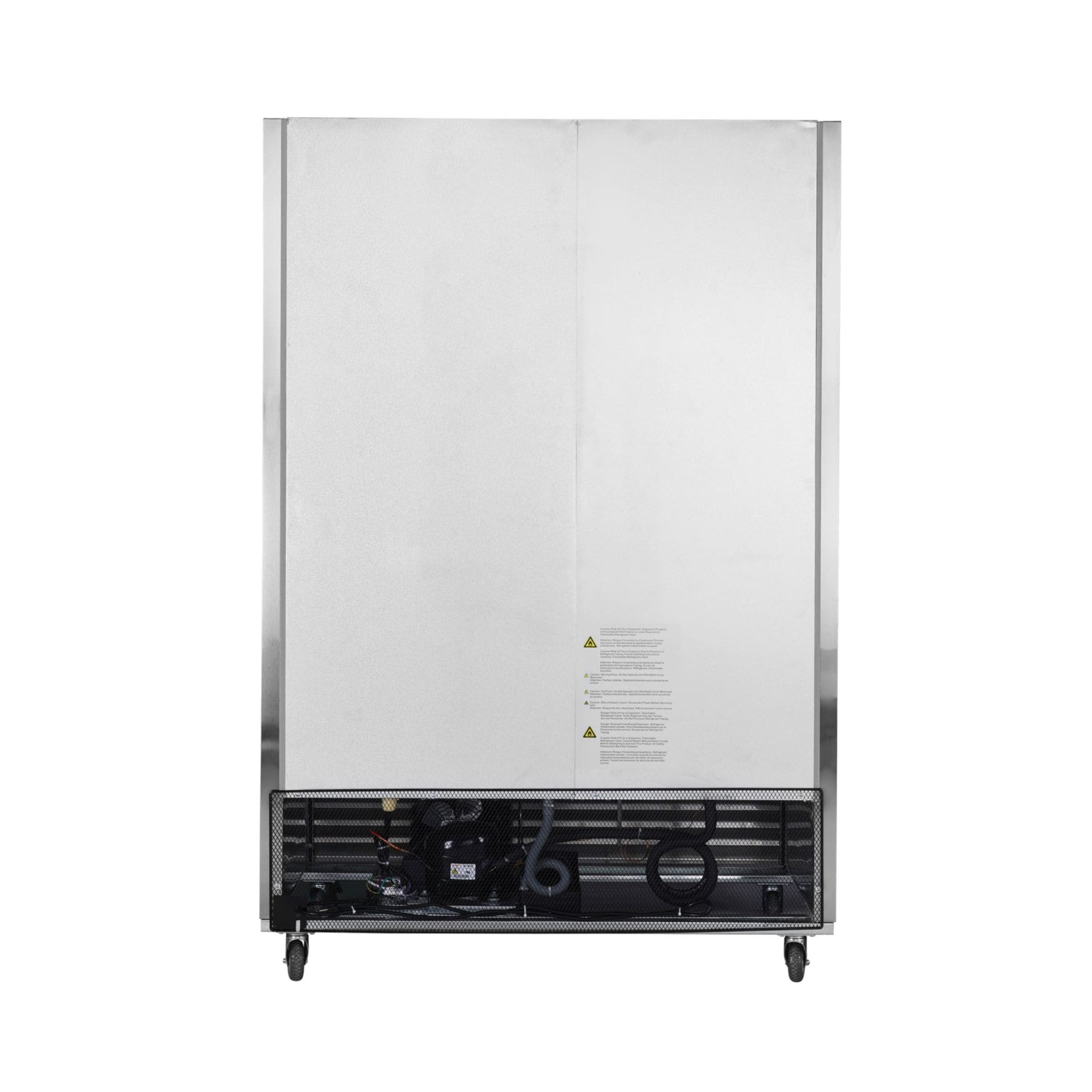 Heavy-Duty 54-Inch Stainless Steel 2-Door Reach-In Upright Commercial Freezer (SAK66598)