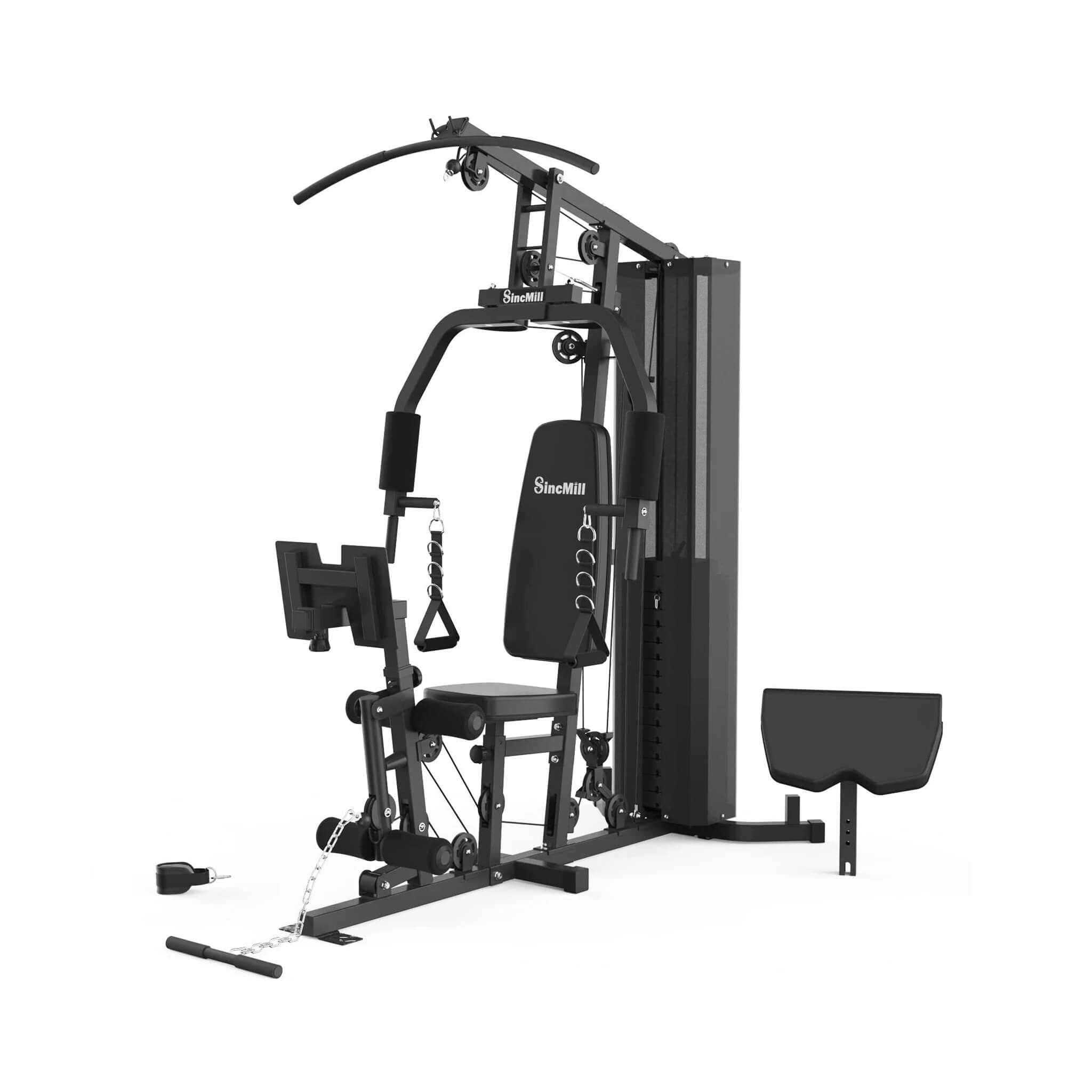 Rovix Heavy-Duty All-In-One Home Gym Workout Station For Full Body Strength Training, 150LBS (SAK12959)
