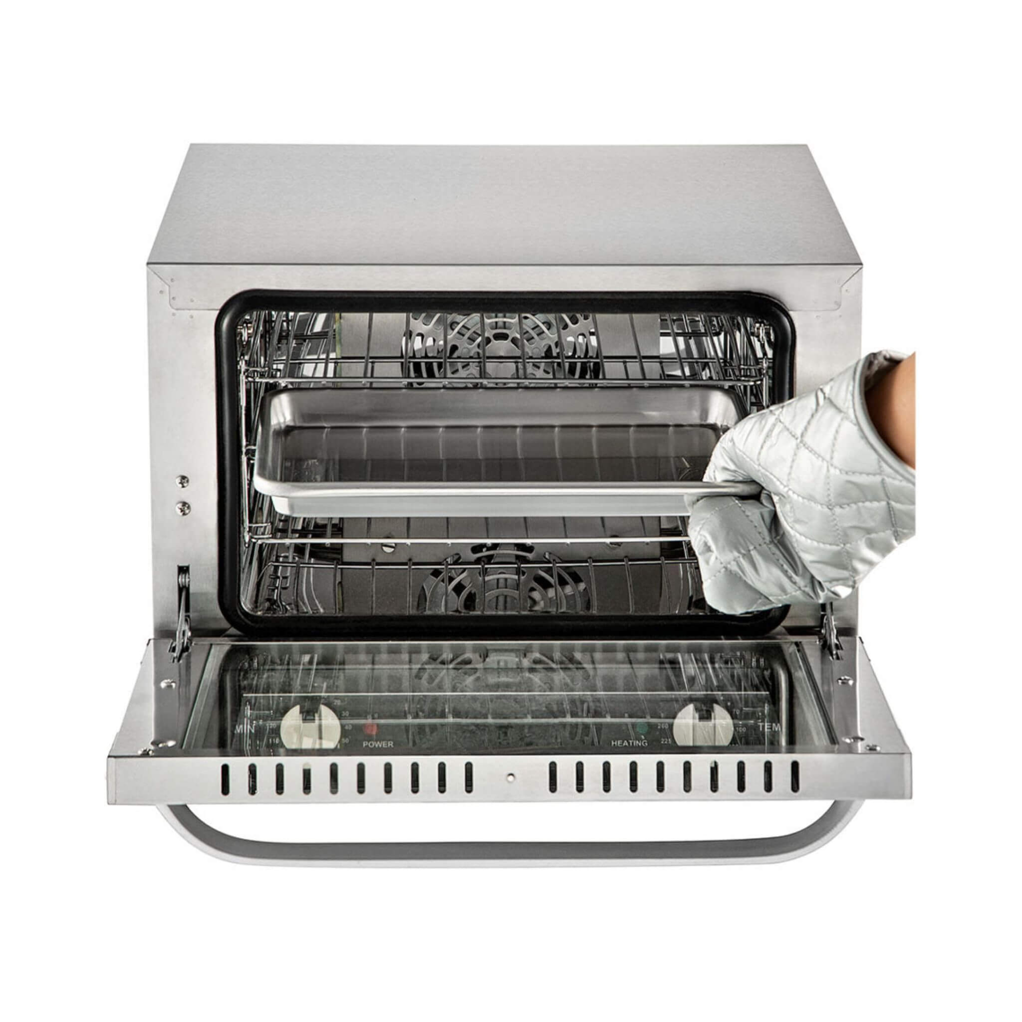 Heavy-Duty Commercial Stainless Steel Countertop Convection Toaster Oven (SAK51683)