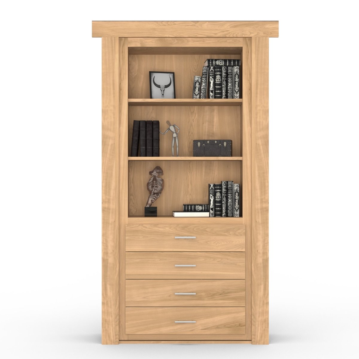 Hidden Flush Mount Maple Dresser Door